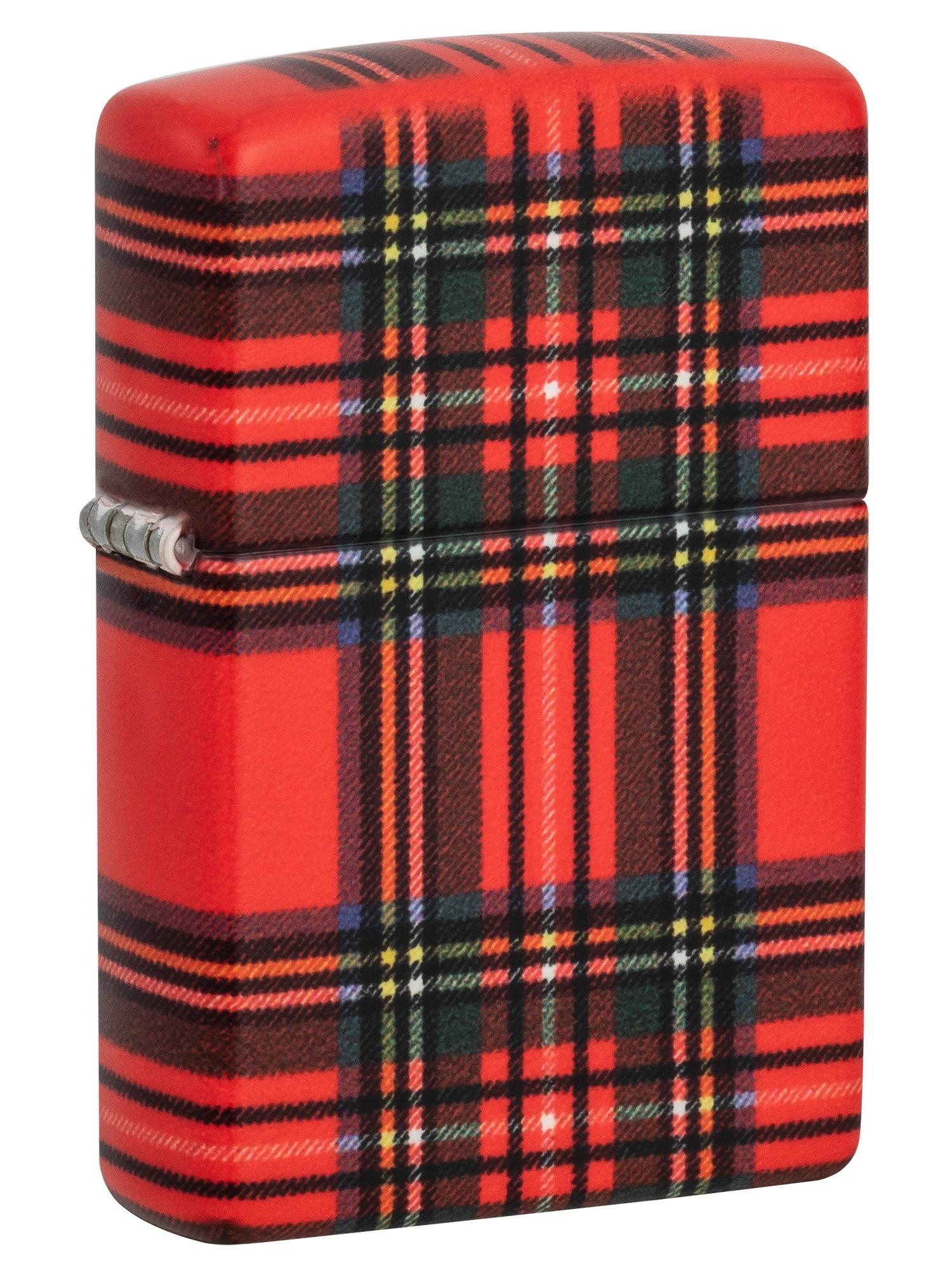 Zippo Lighter: Red Plaid - 540 Color 46352