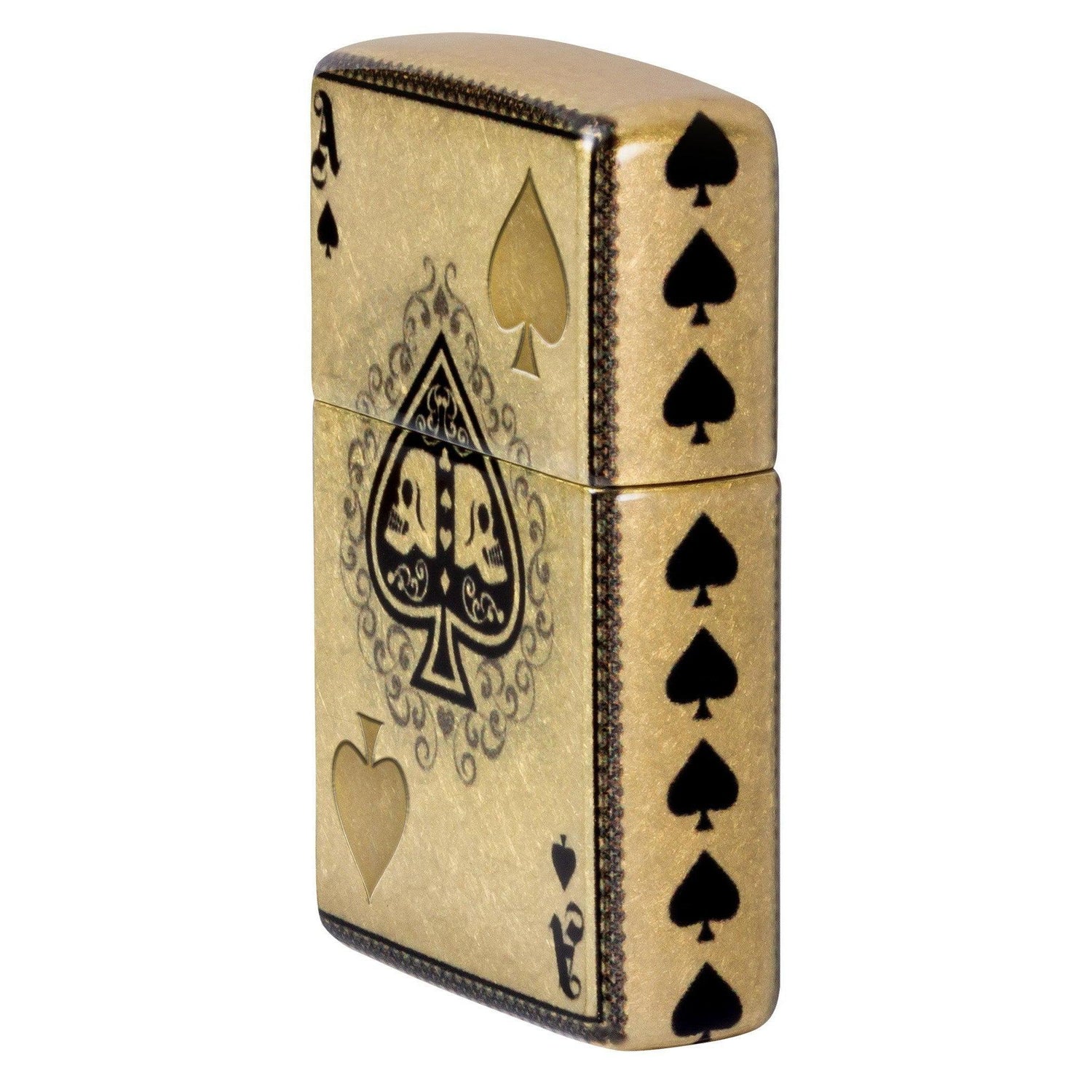 Zippo Lighter: Ace of Skulls Design - 540 Fusion 46388 – Lucas