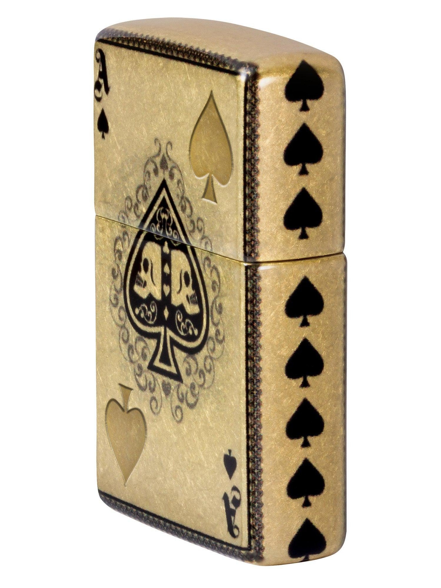 Zippo Lighter: Ace of Skulls Design - 540 Fusion 46388