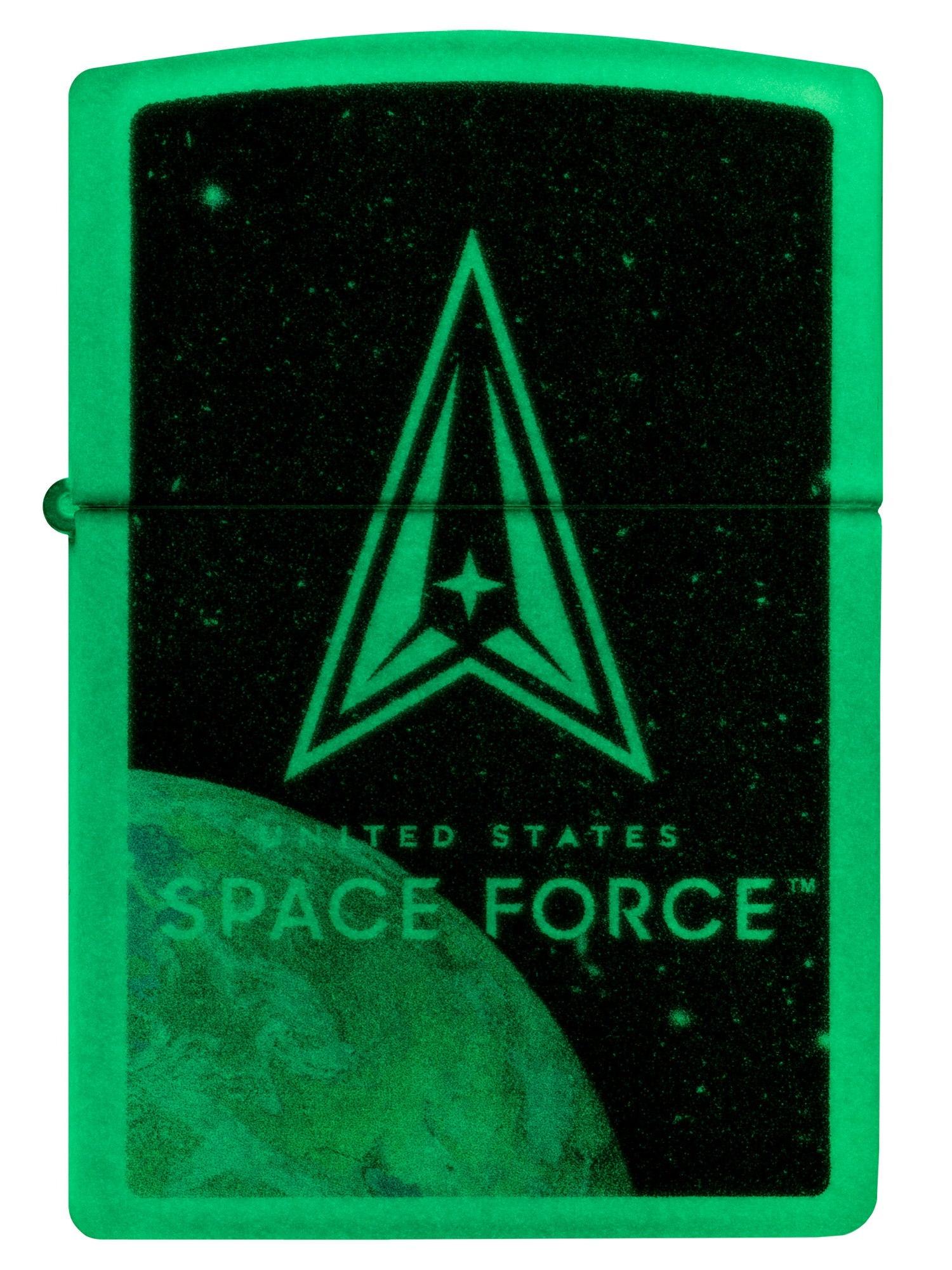 Zippo Lighter: U.S. Space Force - Glow-in-the-Dark 46421