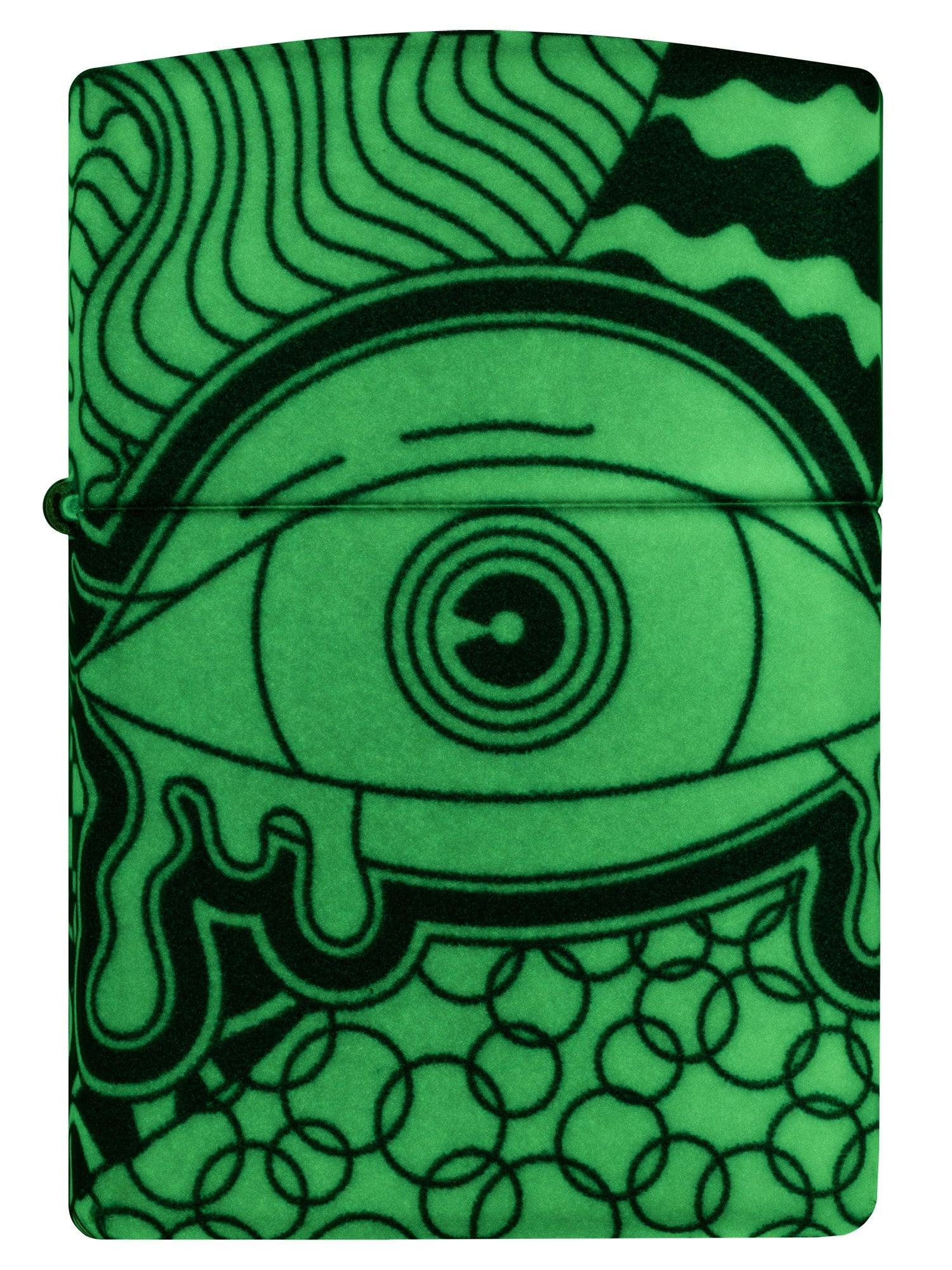 Zippo Lighter: Vision Test, Glow-in-the-Dark - 540 Color 46428