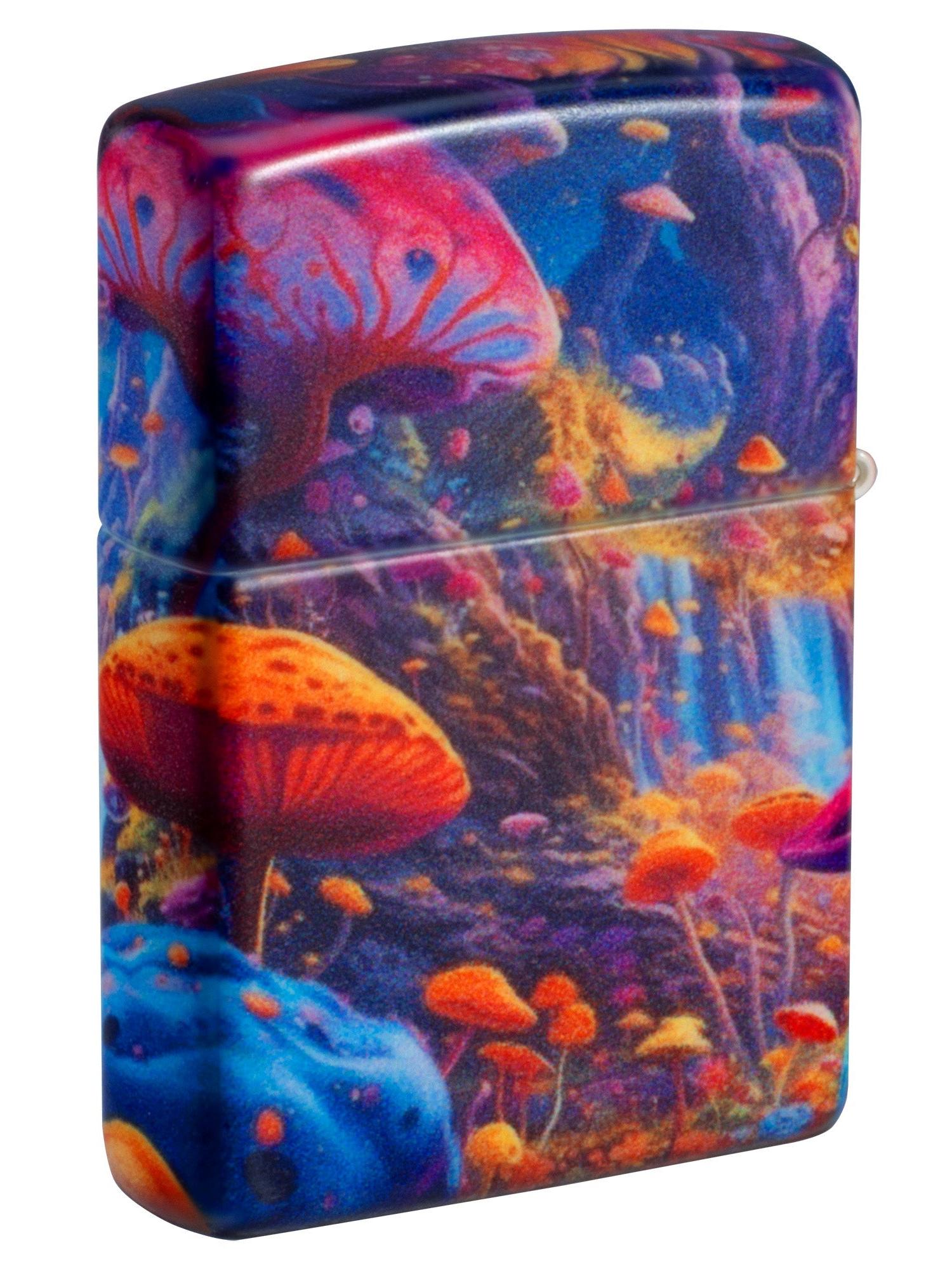 Zippo Lighter: Mushrooms in Space - 540 Color 46433