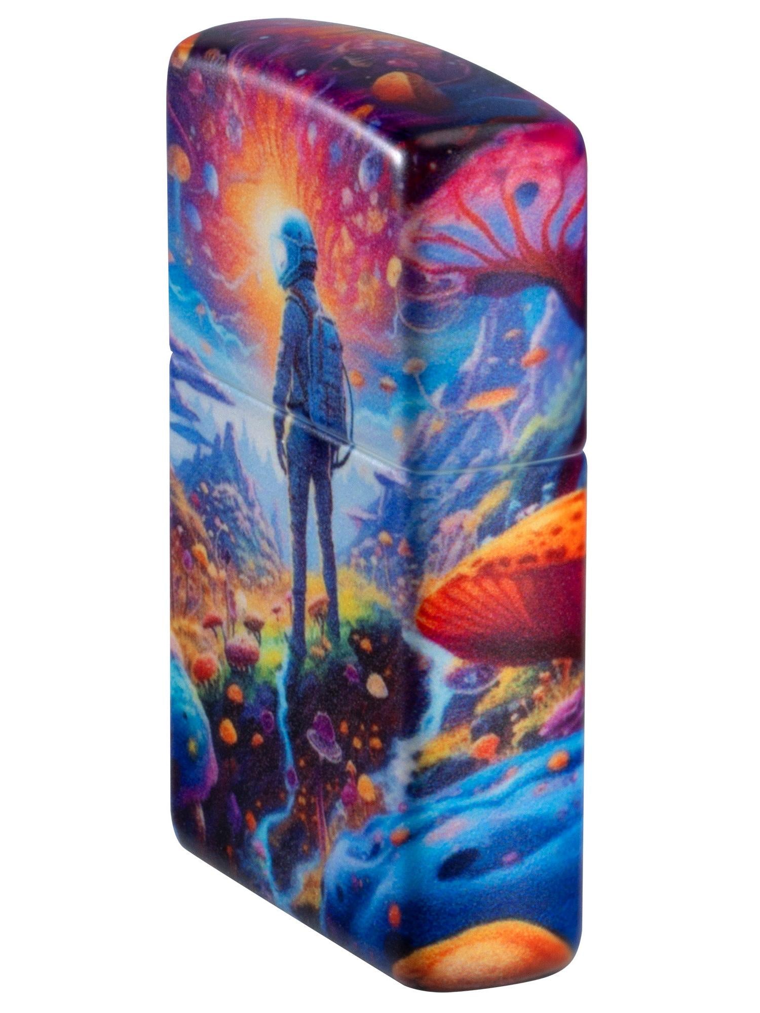 Zippo Lighter: Mushrooms in Space - 540 Color 46433