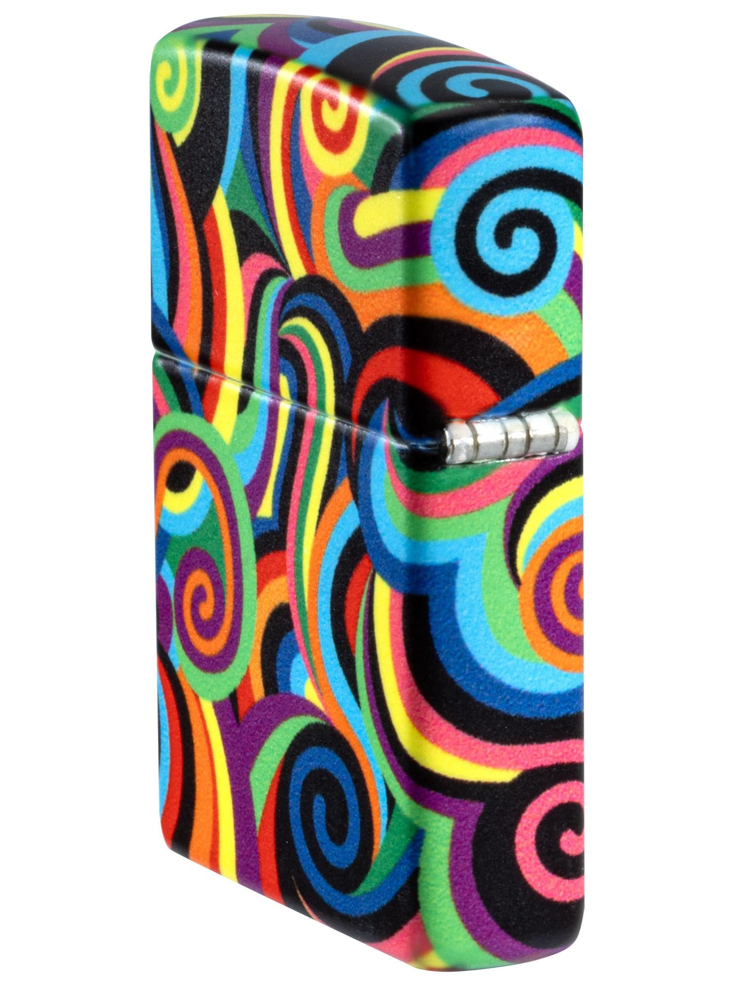 Zippo Lighter: Swirl Pattern by Rick Rietveld - Glow-in-the-Dark 46491