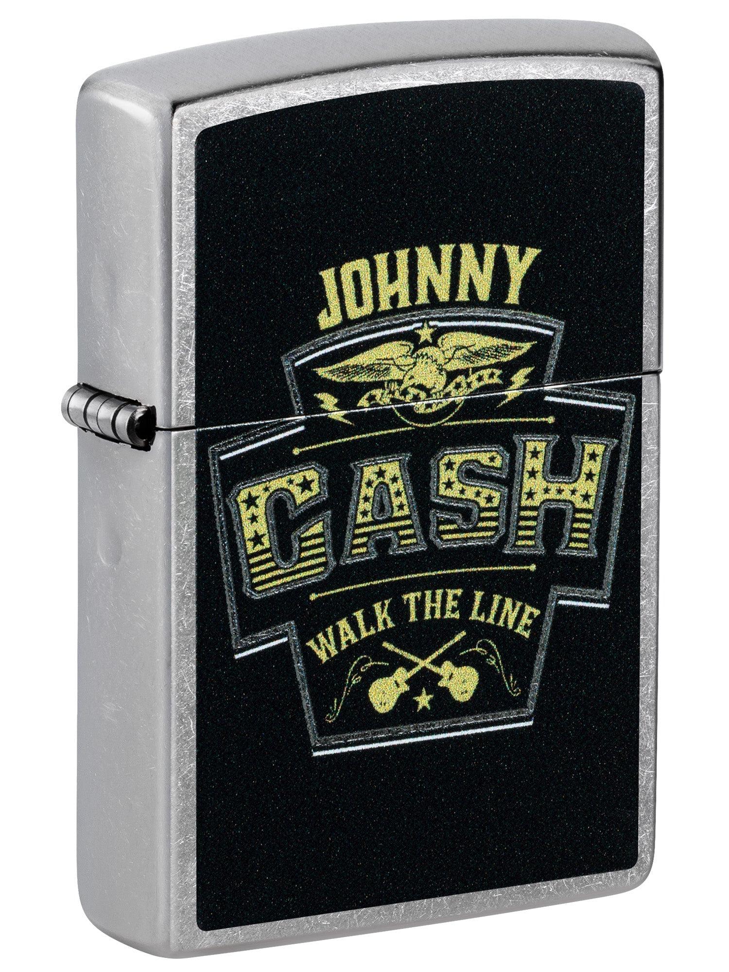 Zippo Lighter: Johnny Cash, Walk the Line - Street Chrome 46592