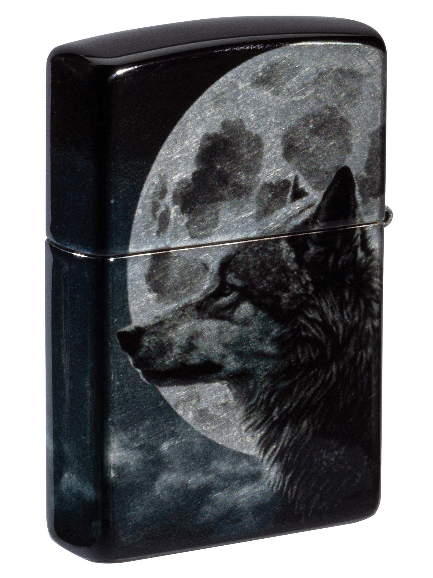 Zippo Lighter: Wolves with Full Moon - 540 Fusion 46609