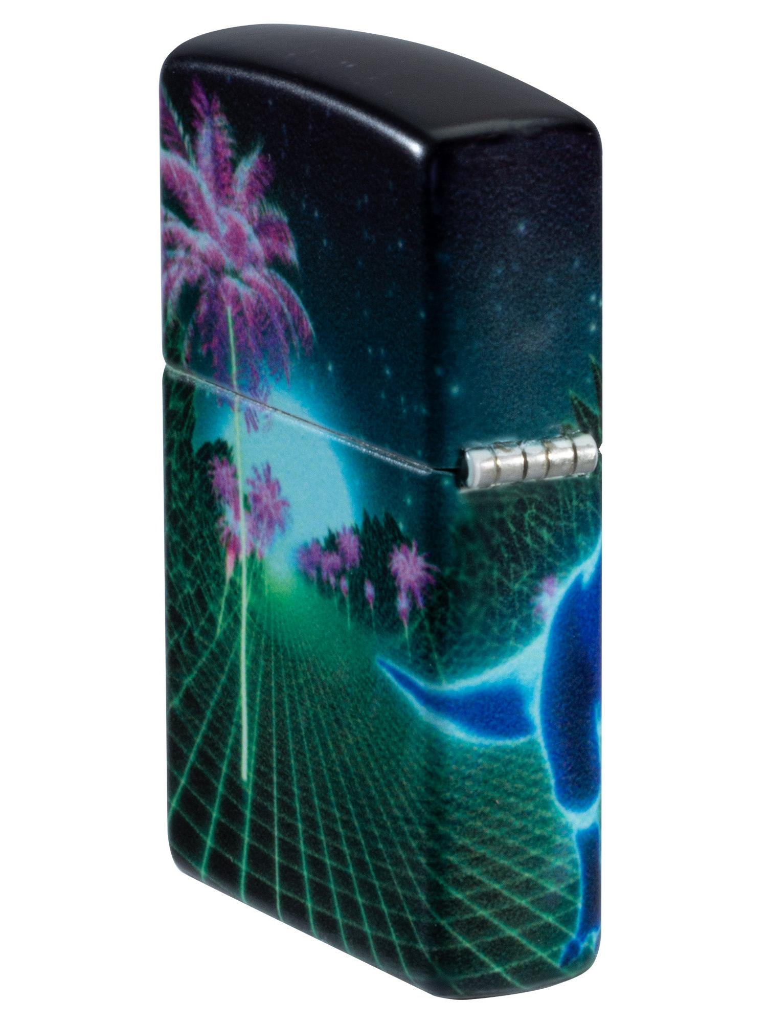 Zippo Lighter: Cyber Dinosaur, Glow-in-the-Dark - 540 Color 46701