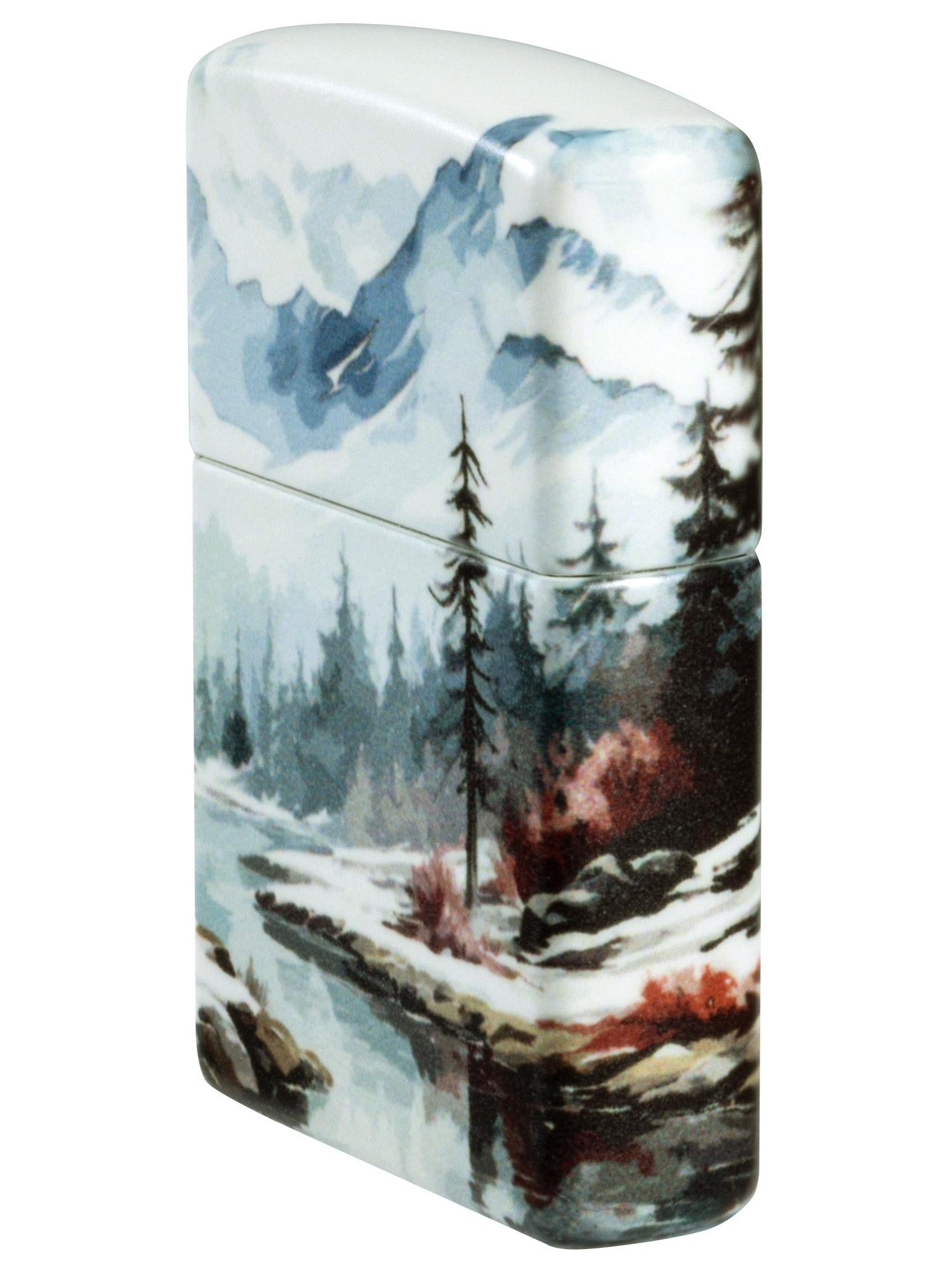 Zippo Lighter: Frozen Valley Design - 540 Color 46702