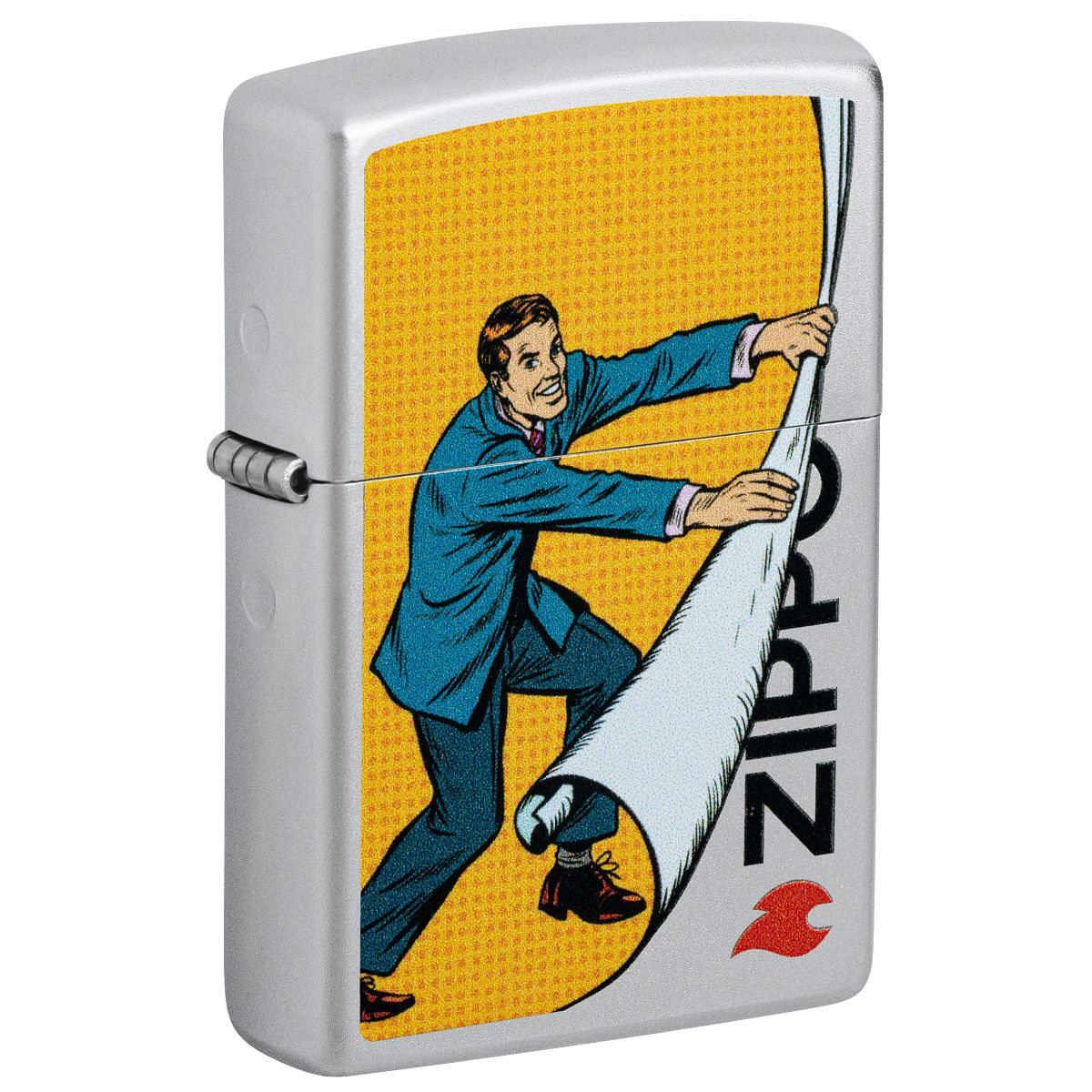 zippo cigarette lighters Genuine Brass Lighter w/ Original Box; H/21 ~ 5-I683 A sleek ceramic ashtray featuring the new Zippo logo to hold your favorite cigar Zippo Reveal Design Satin Chrome