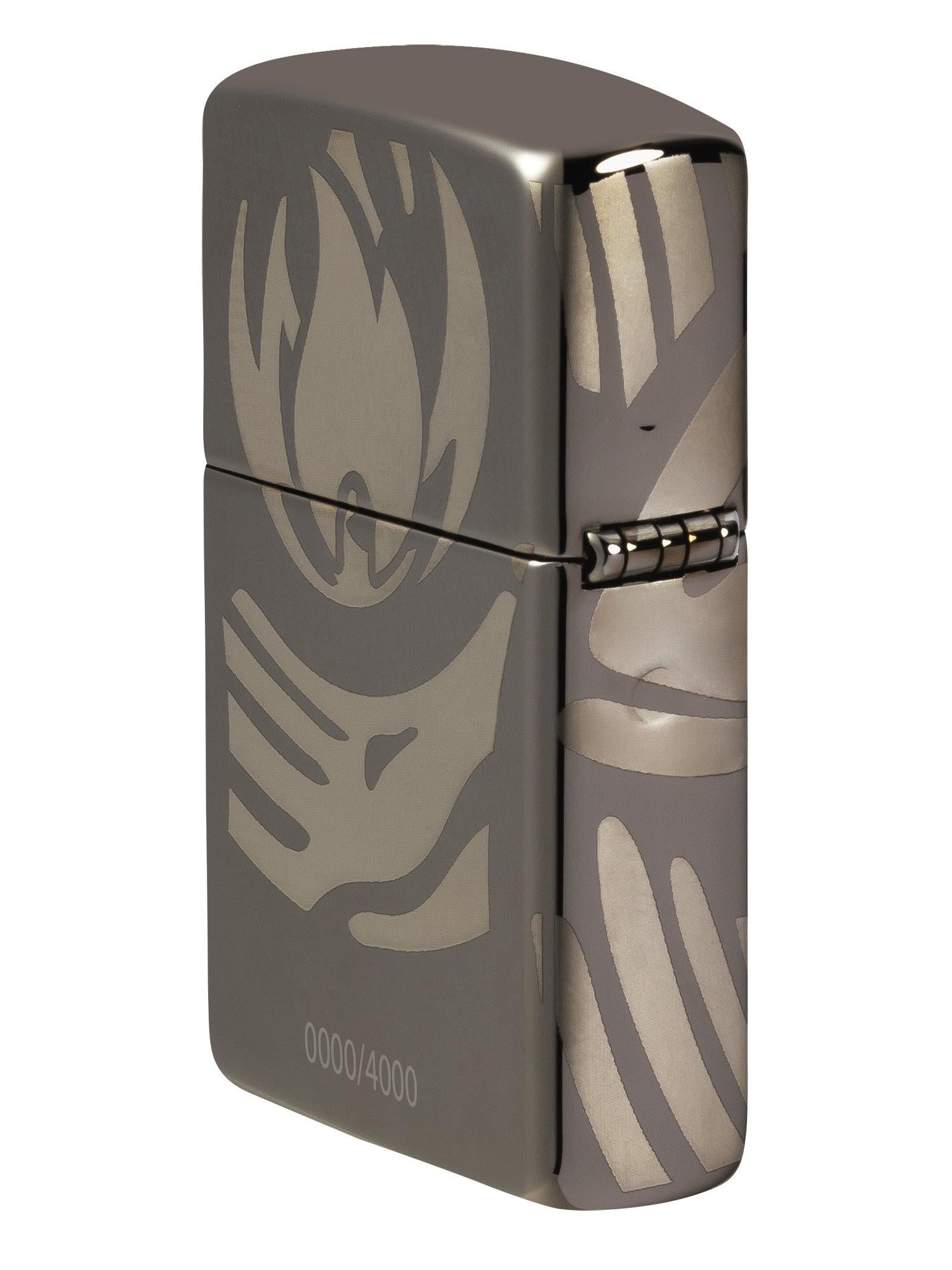 Zippo Lighter: 2025 Collectible of the Year, Armor Deep Carved and Engraved - Black Ice 46761