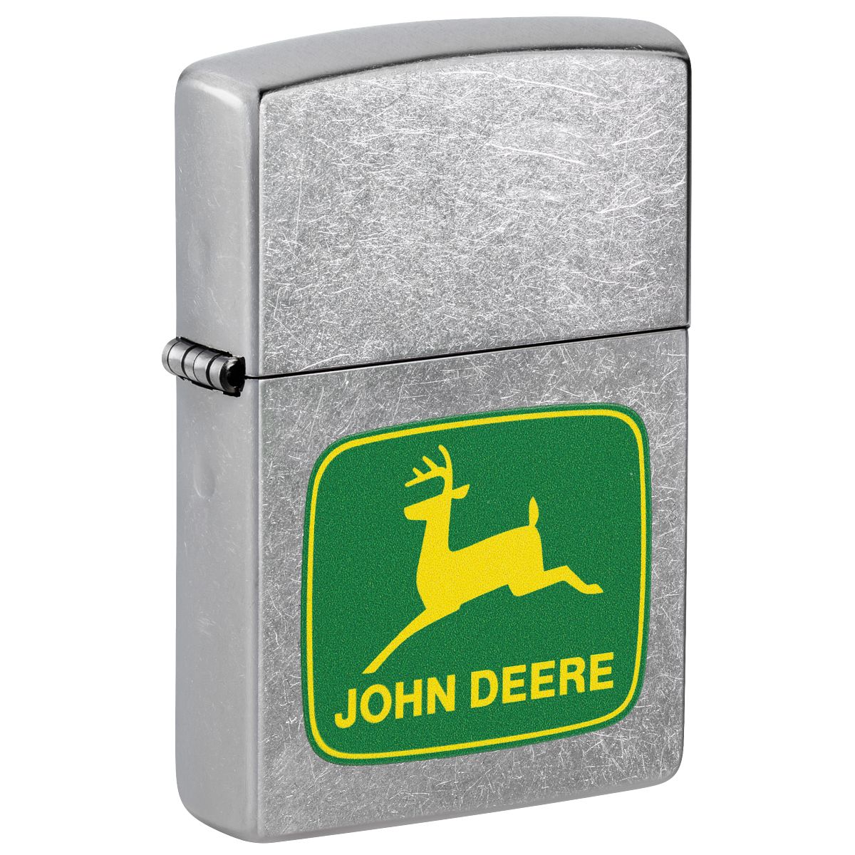 Zippo Lighter: John Deere Logo - Street Chrome 46764 – Lucas Lighters