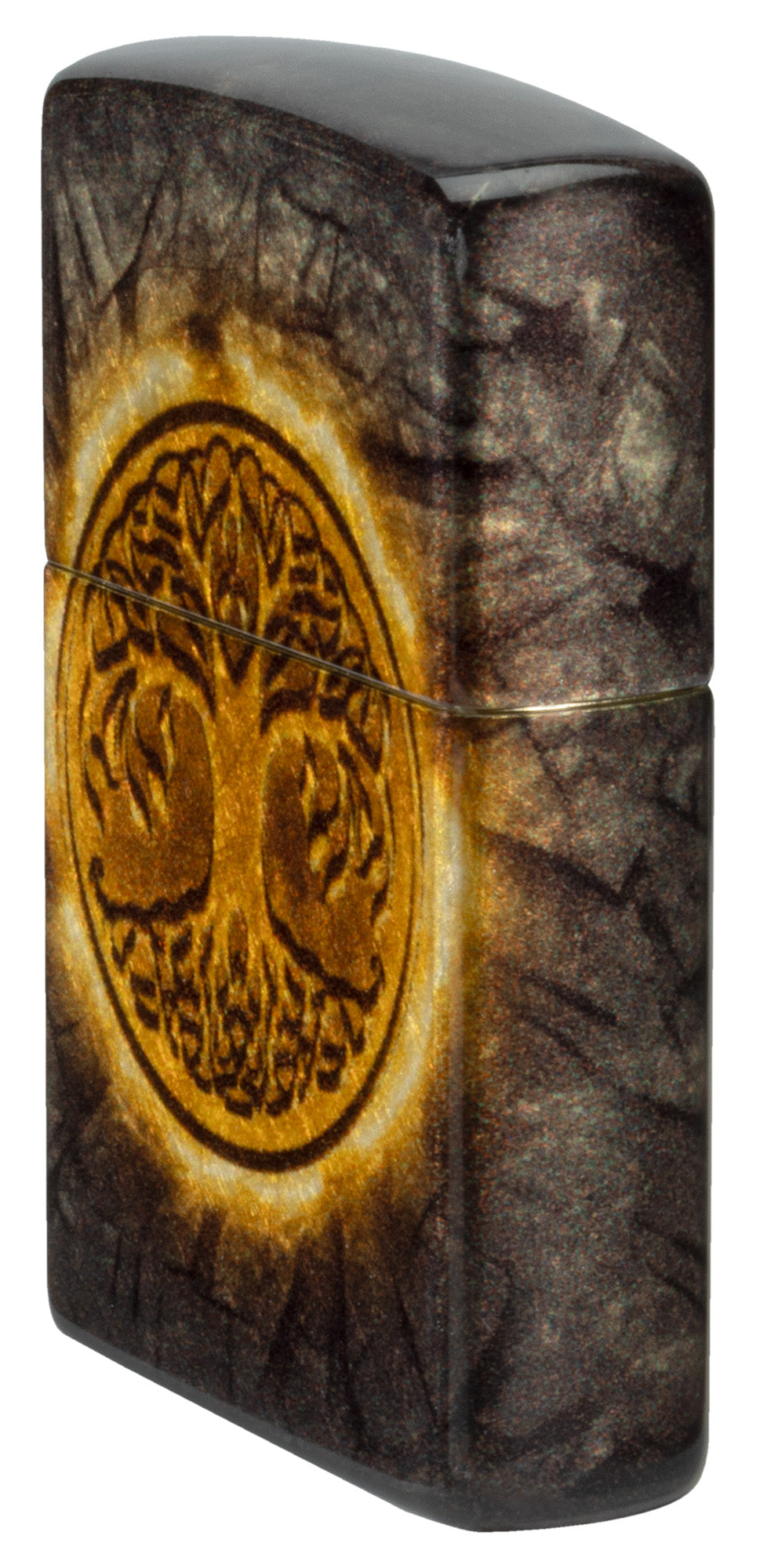 Zippo Lighter: Gleaming Tree of Life - 540 Fusion 46815