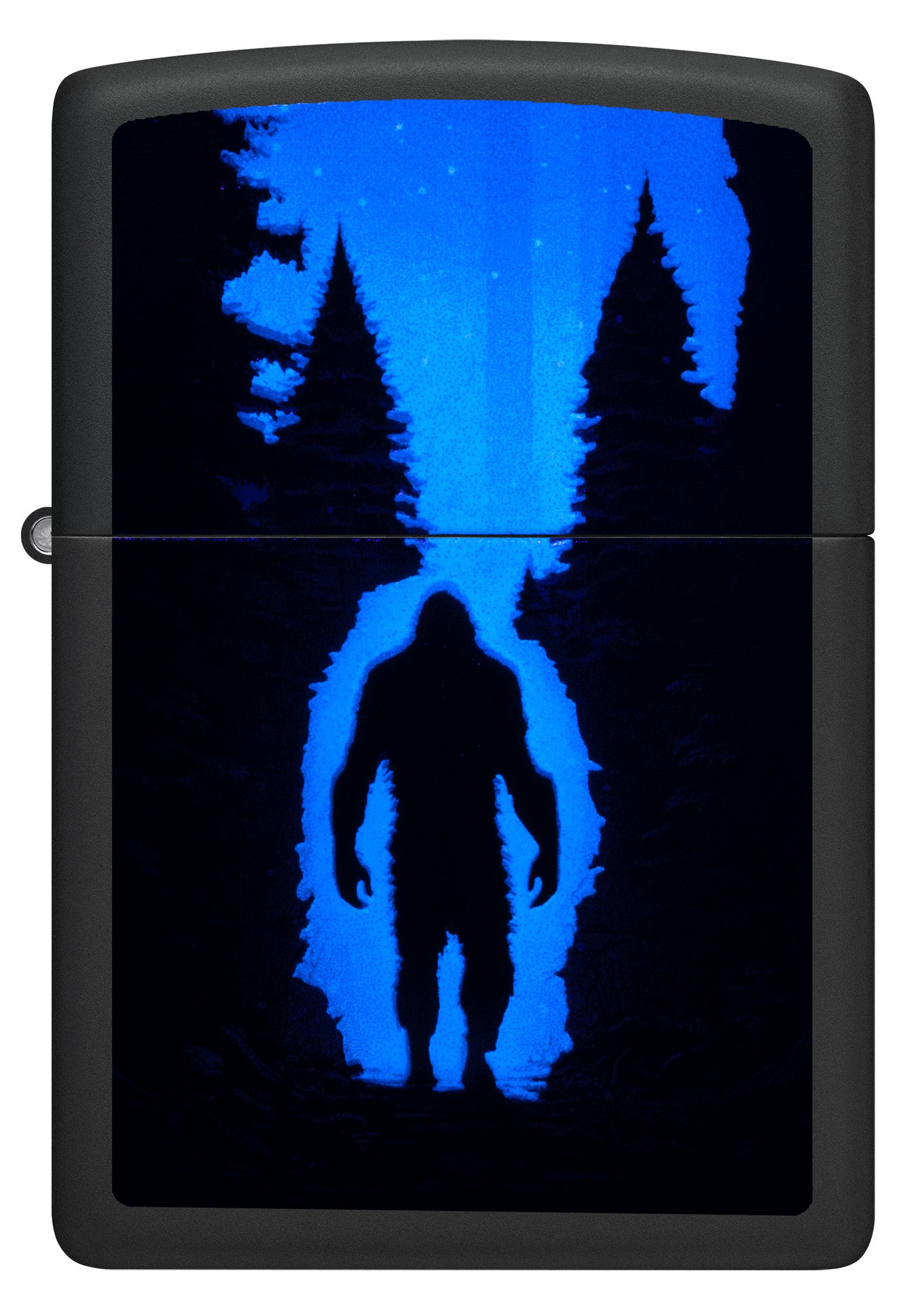 Zippo Lighter: Ultra Squatch, Blacklight - Black Matte 46819
