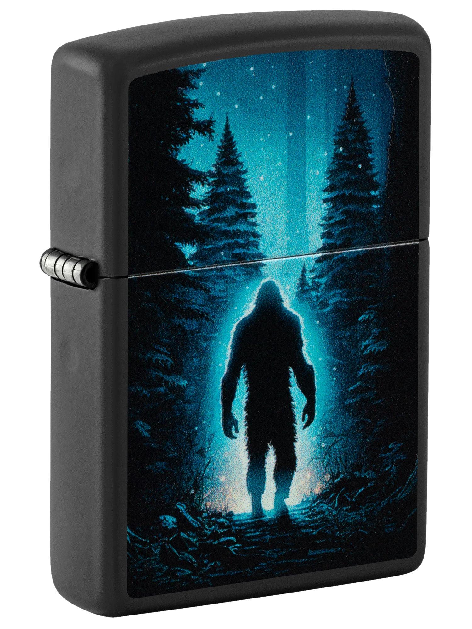Zippo Lighter: Ultra Squatch - Black Matte 46819