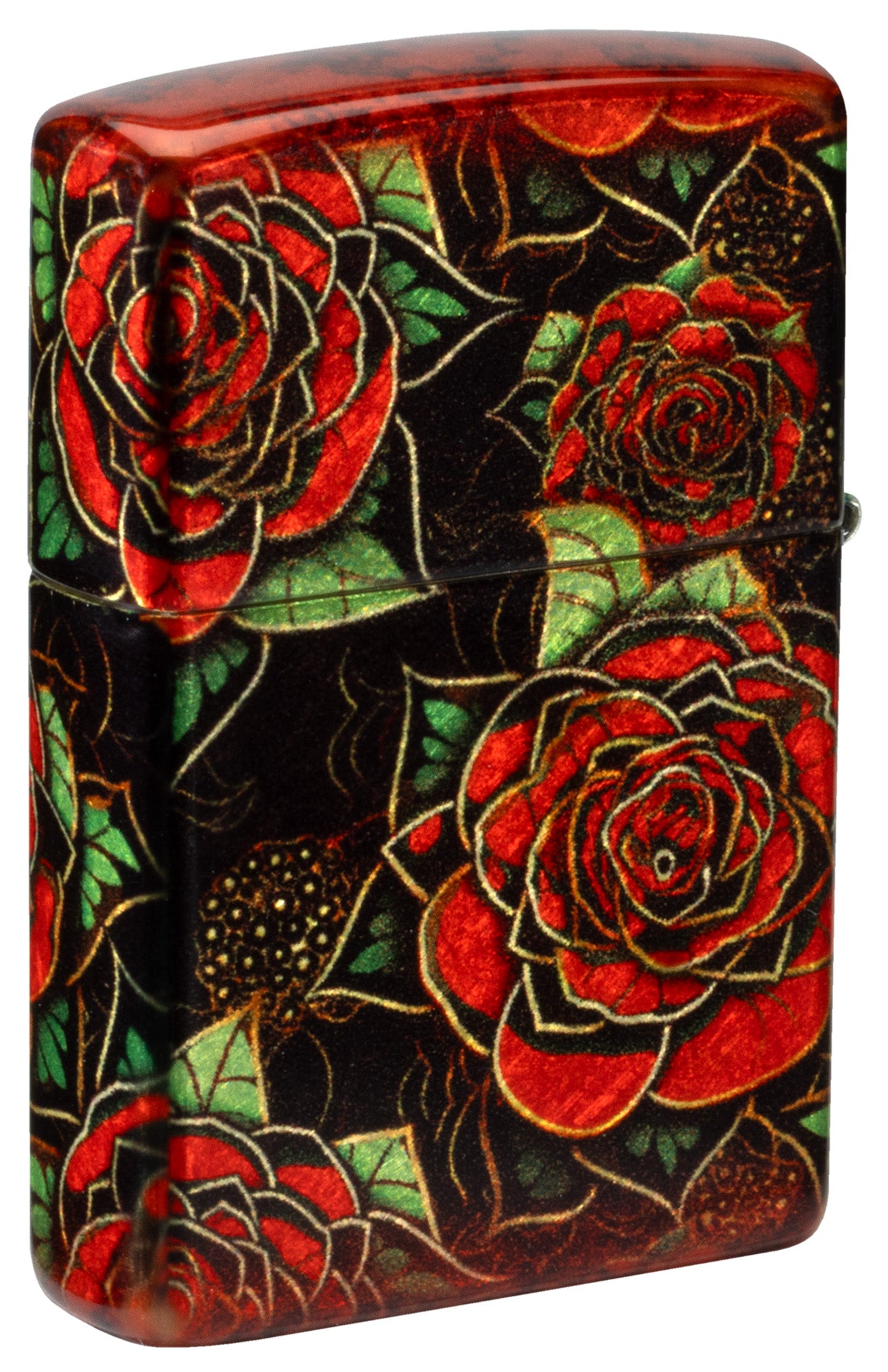 Zippo Lighter: Blooming Roses - 540 Fusion 46849