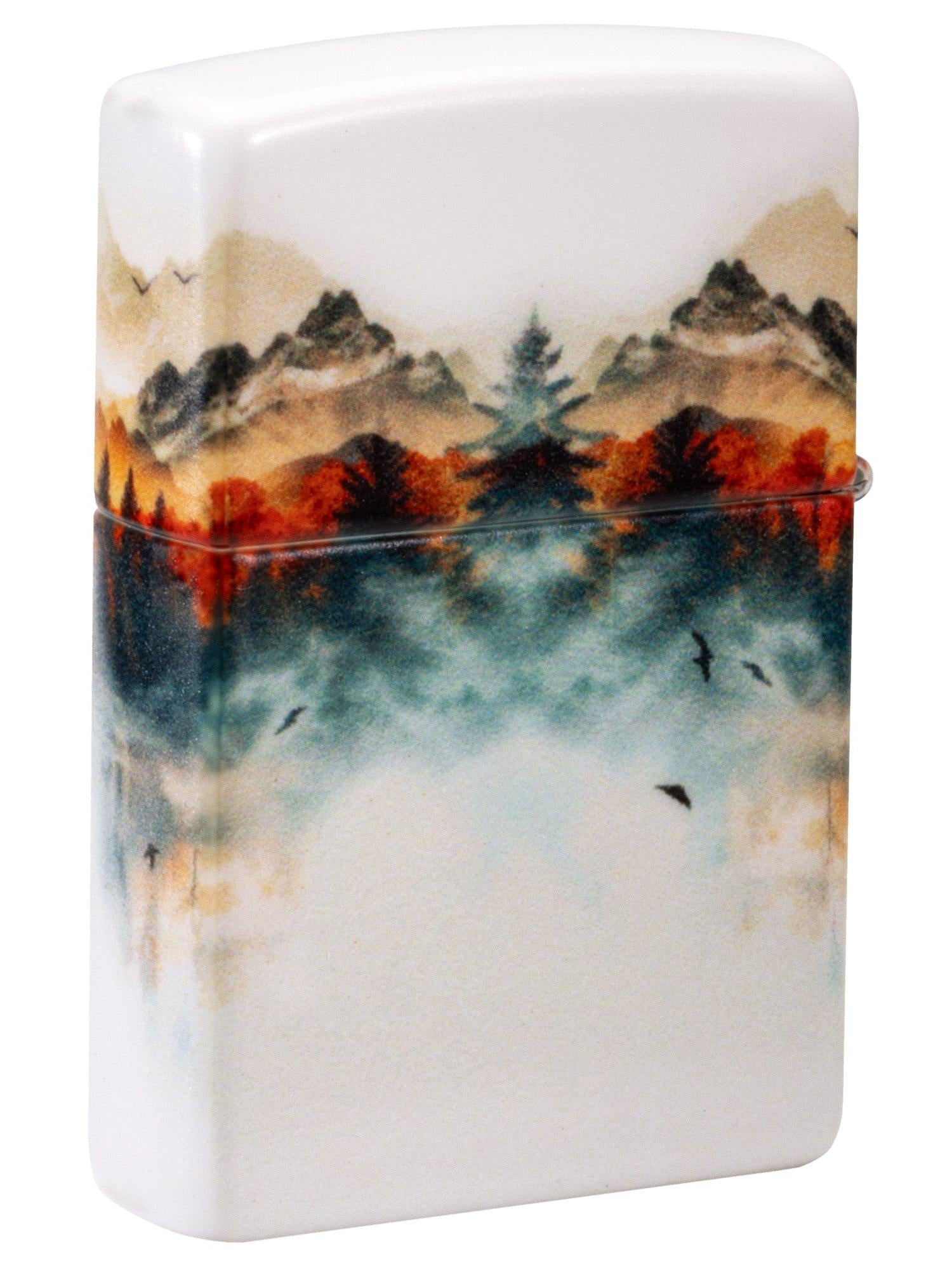 Zippo Lighter: Wolf and Mountains - 540 Color 46866