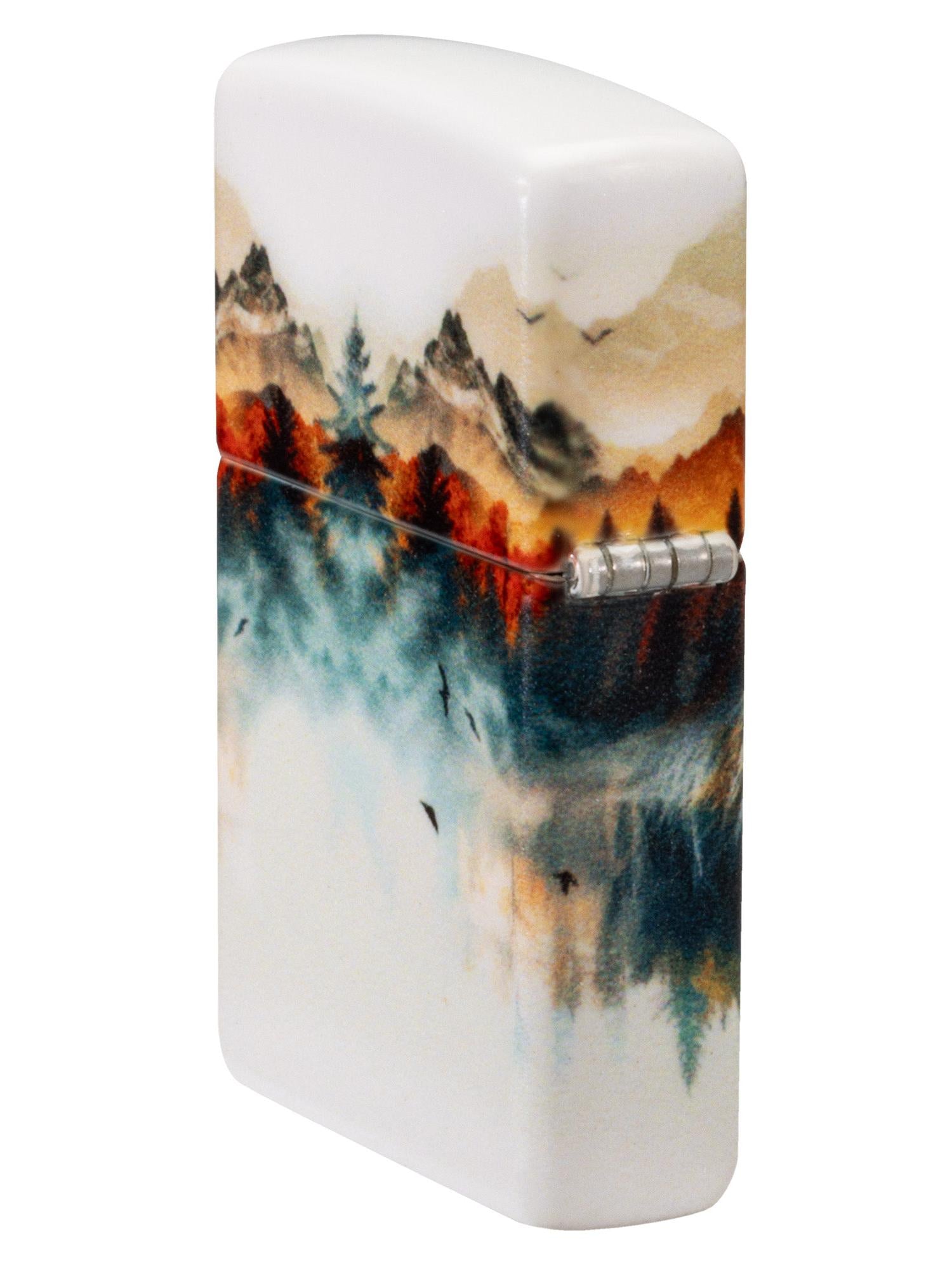 Zippo Lighter: Wolf and Mountains - 540 Color 46866