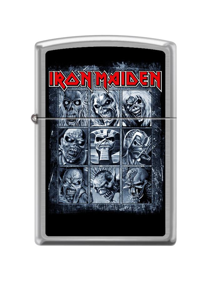 Zippo Lighter: Iron Maiden Design - Brushed Chrome 46991
