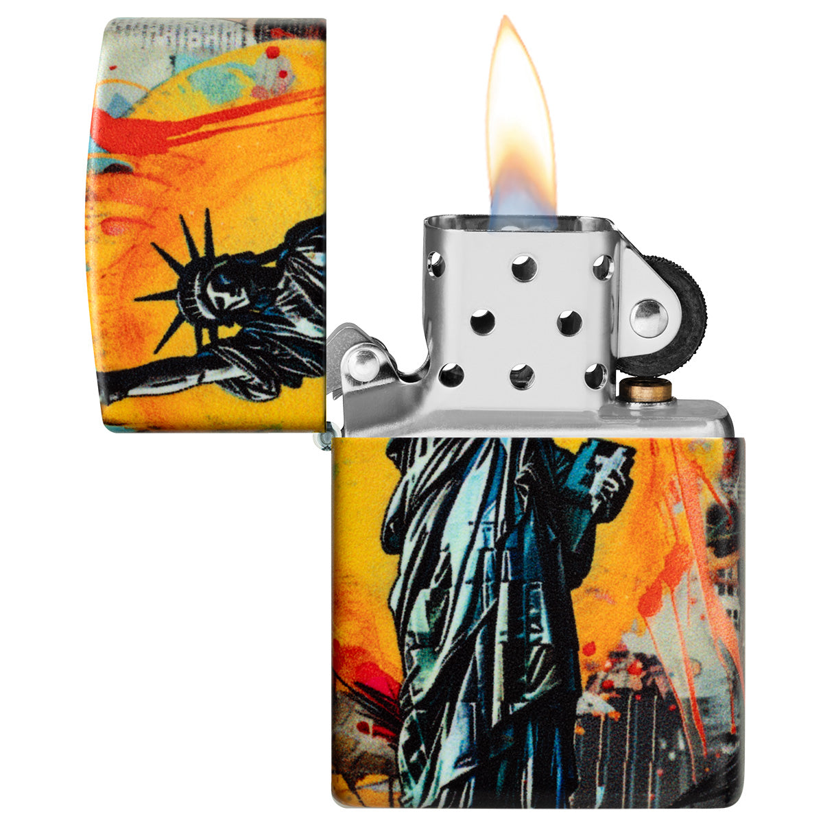 Zippo Lighter: Statue of Liberty Collage - 540 Color 47013 – Lucas