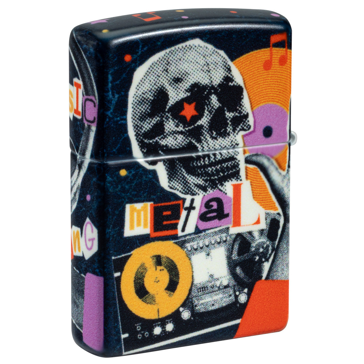 Zippo Lighter: Rock Music Collage - 540 Color 47032 – Lucas Lighters