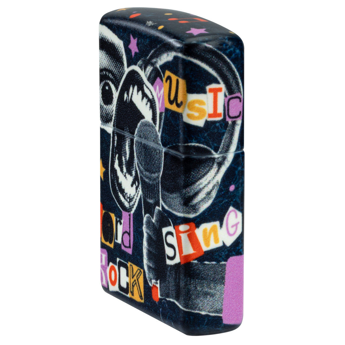 Zippo Lighter: Rock Music Collage - 540 Color 47032 – Lucas Lighters