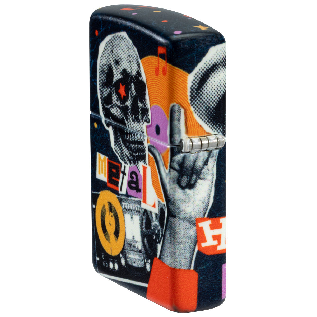 Zippo Lighter: Rock Music Collage - 540 Color 47032 – Lucas Lighters