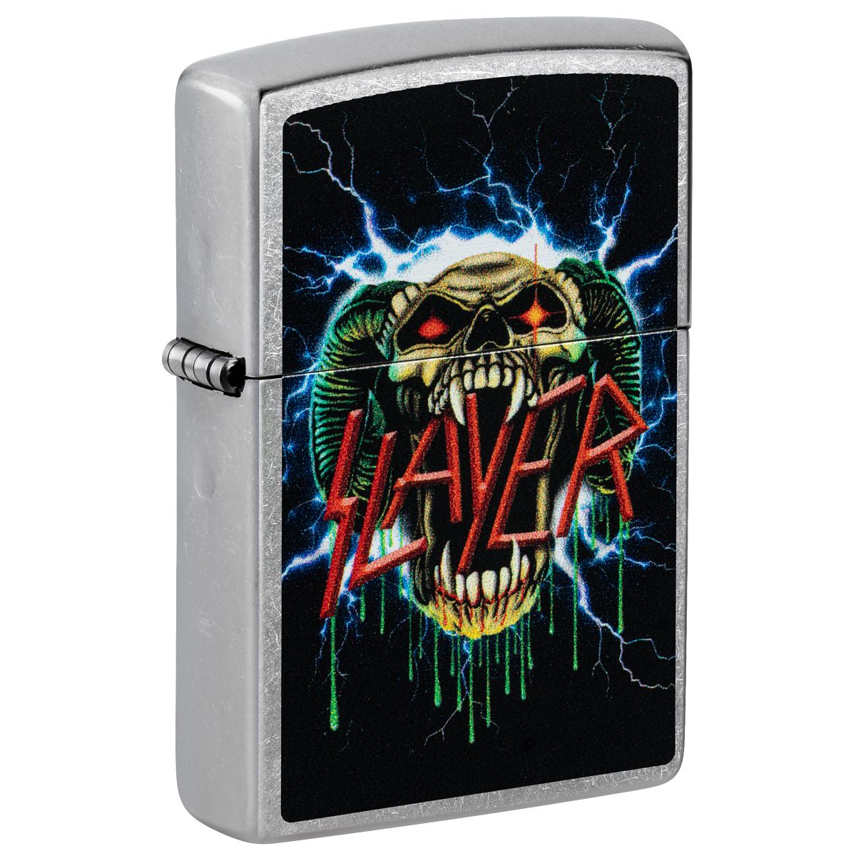 Zippo Lighter: Slayer Design - Street Chrome 47222 – Lucas Lighters
