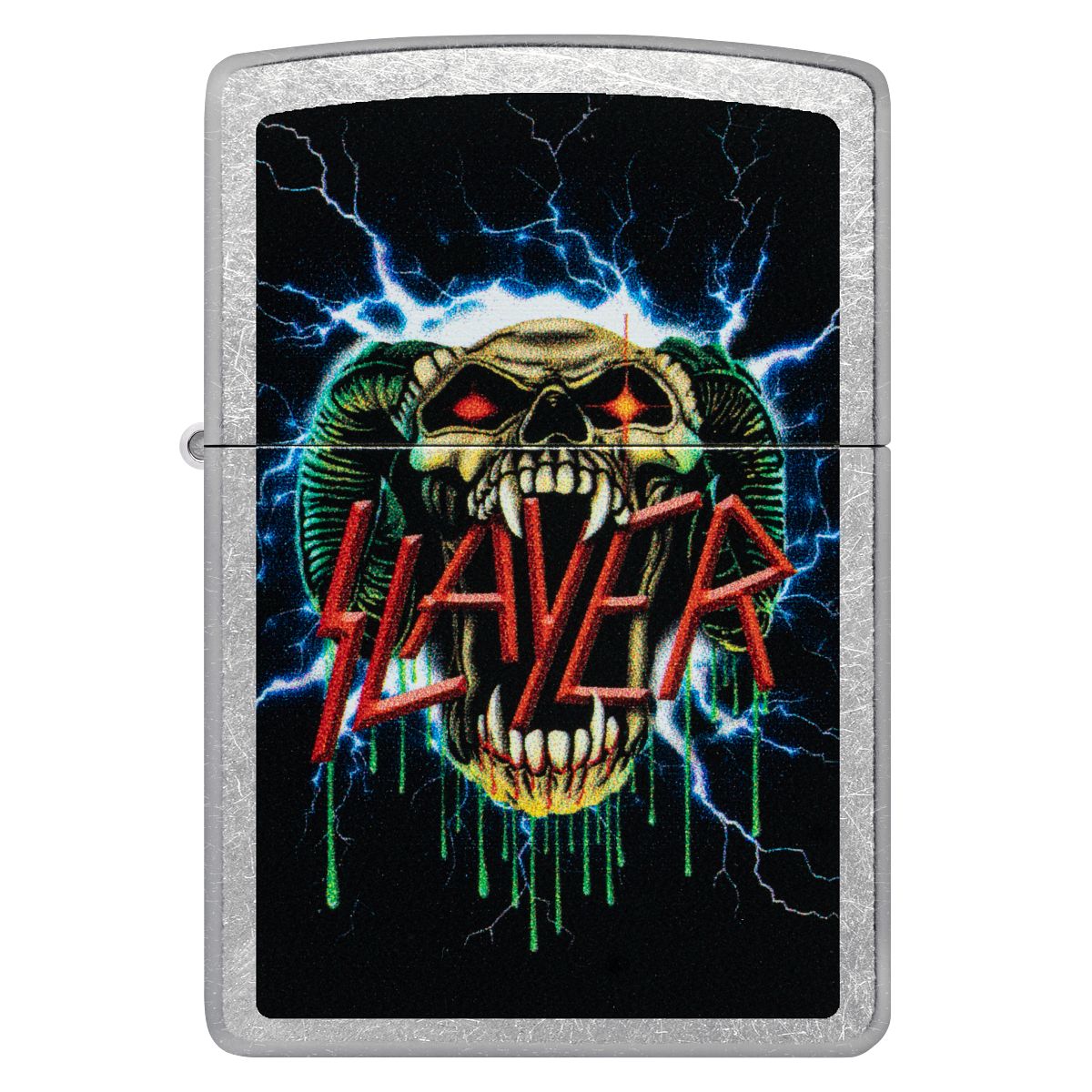 Zippo Lighter: Slayer Design - Street Chrome 47222 – Lucas Lighters