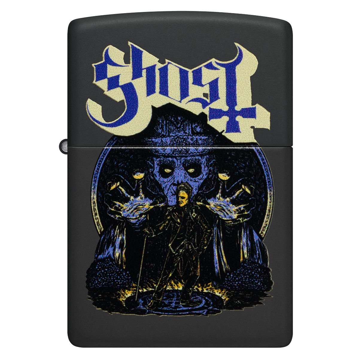 Zippo Lighter: Ghost, Rock Band - Black Matte 47234 – Lucas Lighters