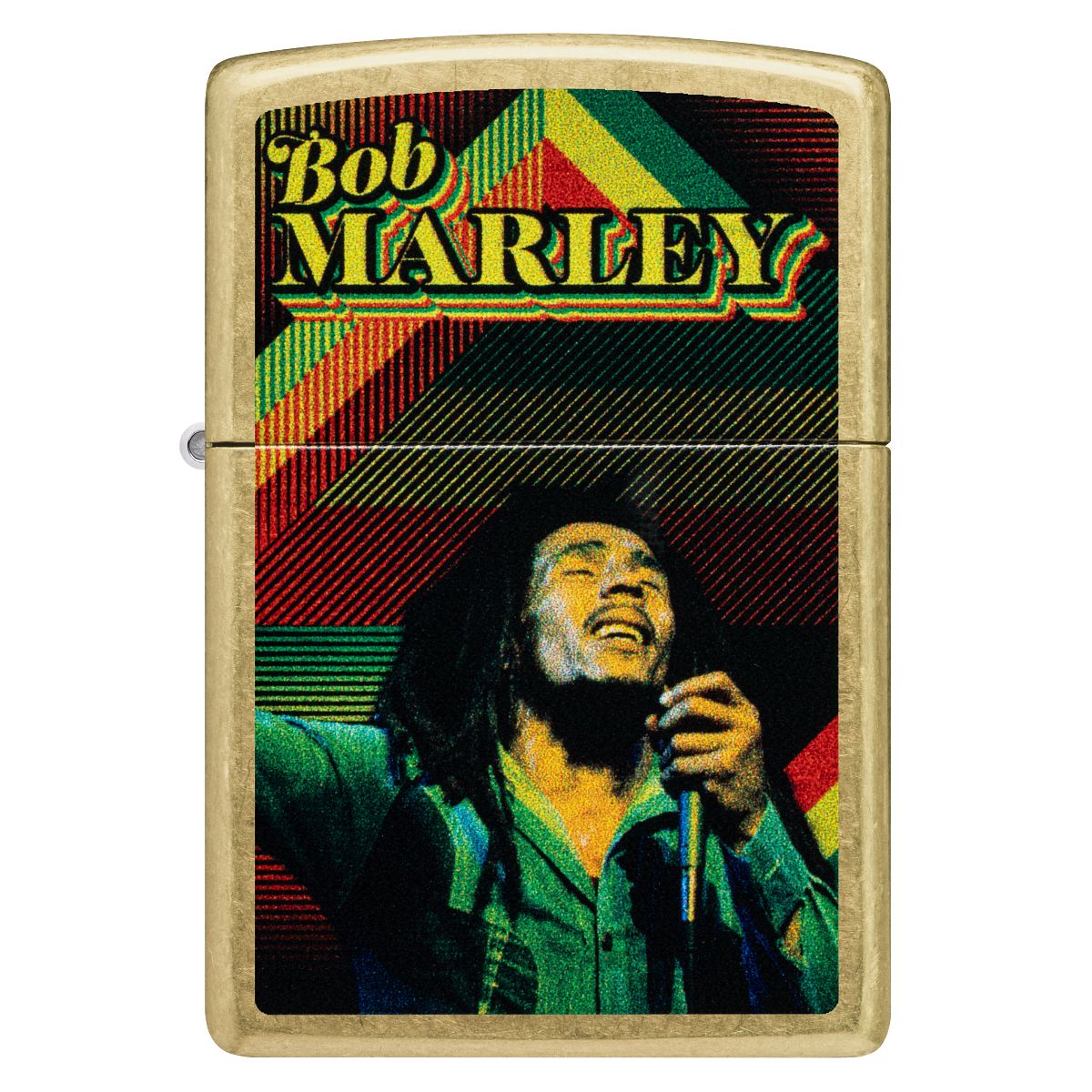 Zippo Lighter: Bob Marley Design - Street Brass 47242 – Lucas Lighters