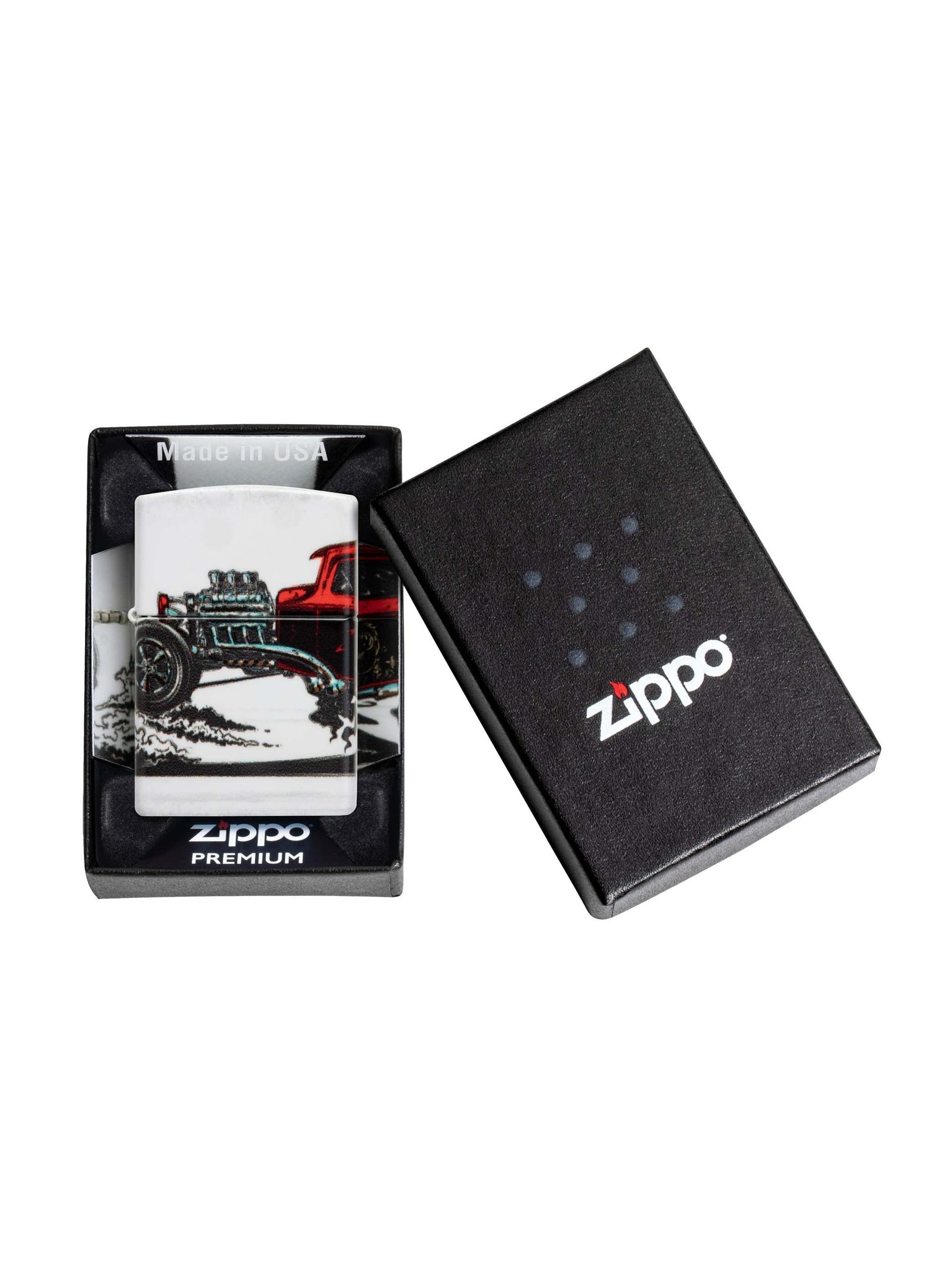 Zippo Lighter: Hot Rod Car - 540 Color 48660