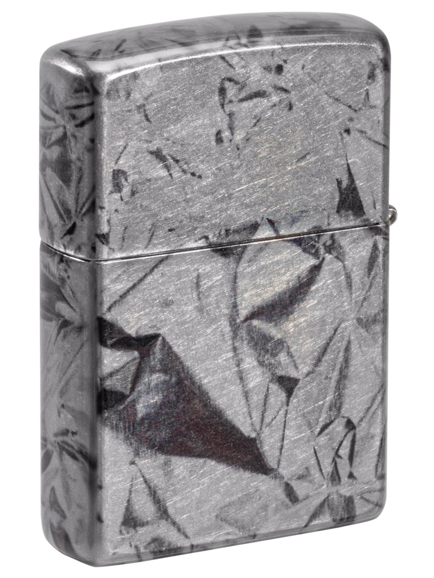 Zippo Lighter: Crumpled Foil Design - 540 Fusion 48814