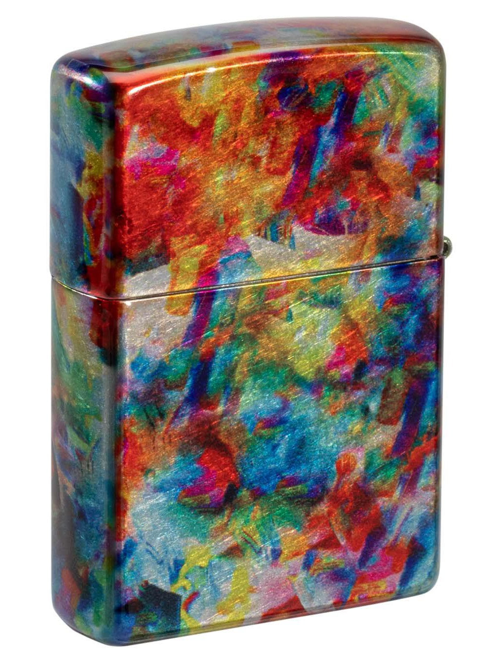 Zippo Lighter: Colorful Eye - 540 Tumbled Chrome 48866