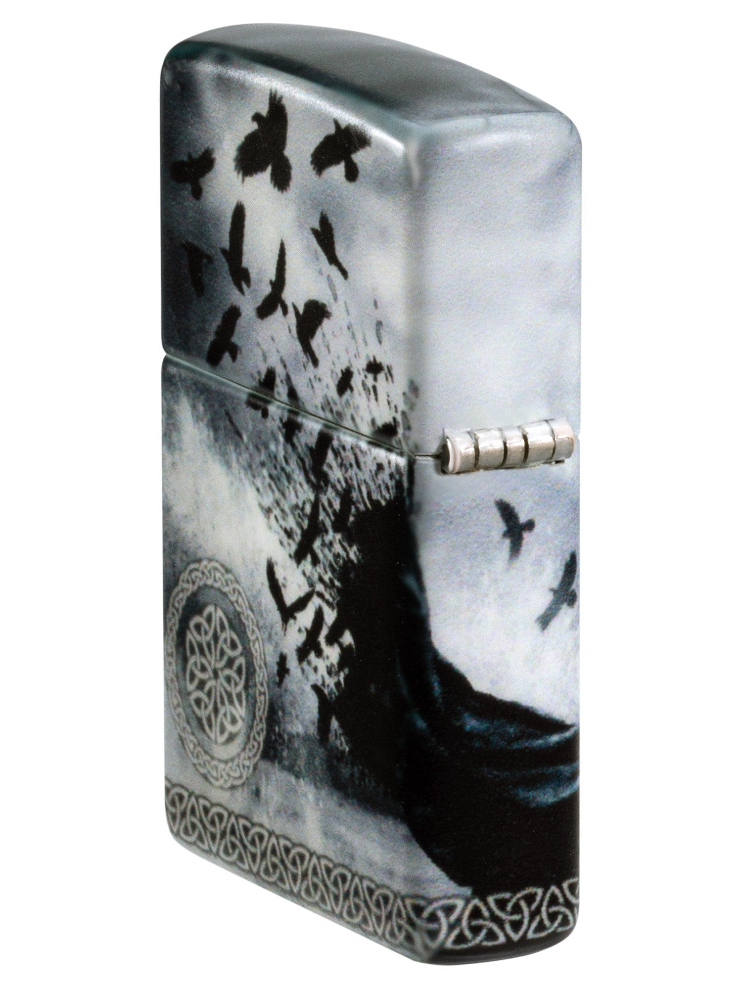 Zippo Lighter: Lady with Ravens by Mazzi - 540 Color 48969