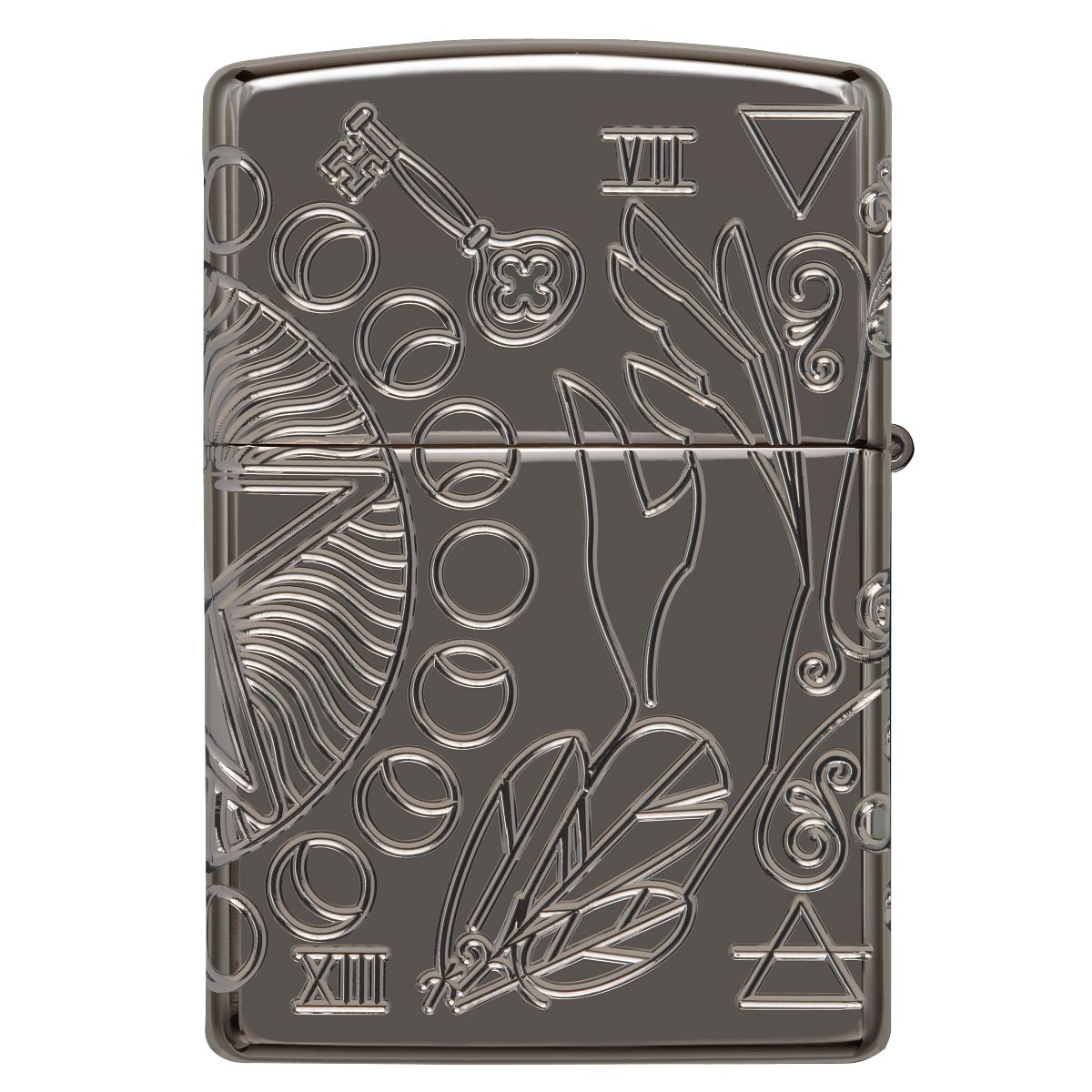 Zippo Lighter: Wicca Design, MultiCut Armor - Black Ice 49689