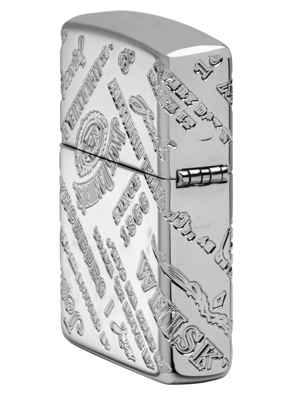 Zippo Lighter: Armor Jack Daniel's MultiCut - High Polish Chrome