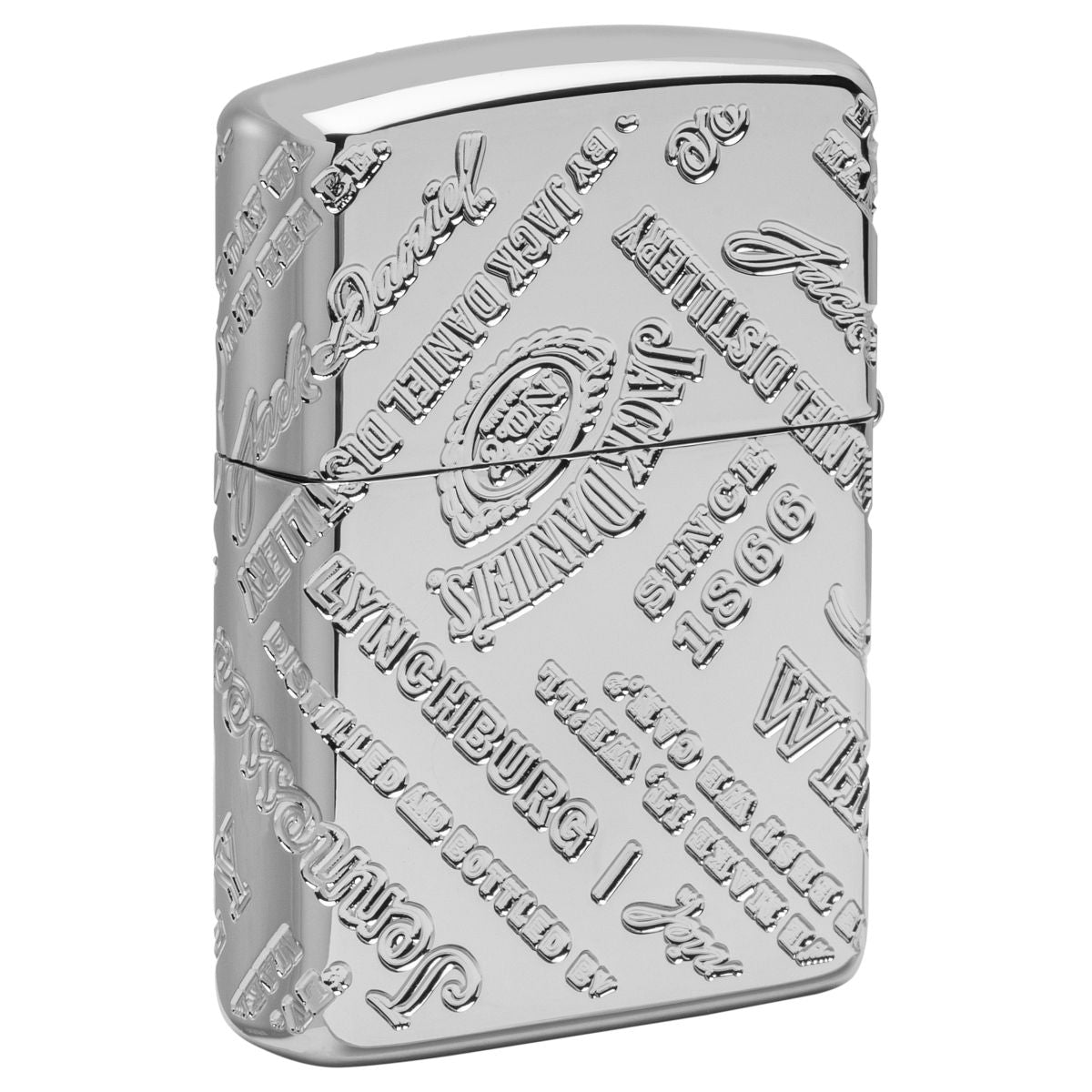 Zippo Lighter: Armor Jack Daniel's MultiCut - High Polish Chrome
