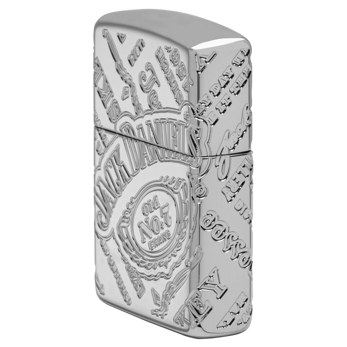 Zippo Lighter: Armor Jack Daniel's MultiCut - High Polish Chrome