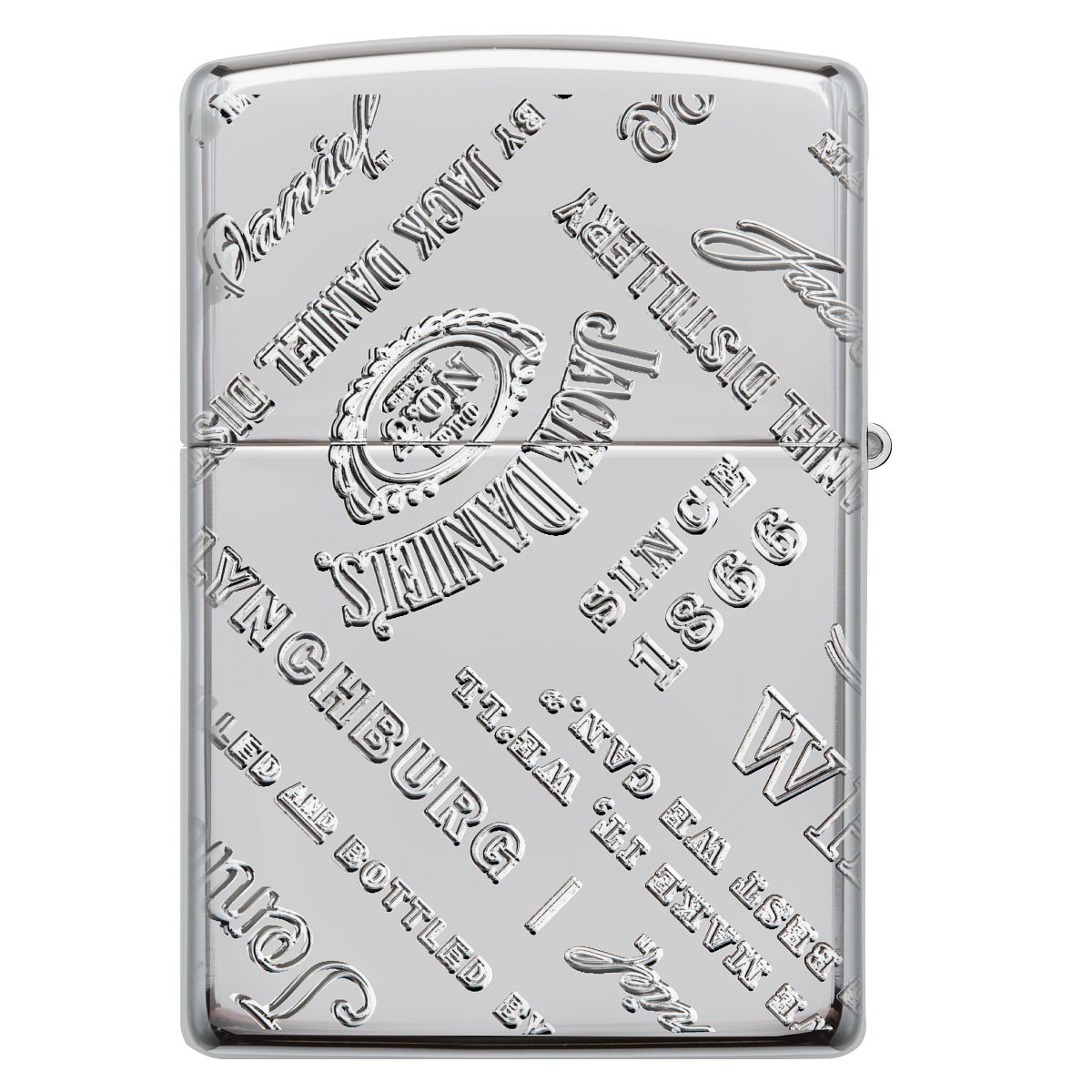 Zippo Lighter: Armor Jack Daniel's MultiCut - High Polish Chrome