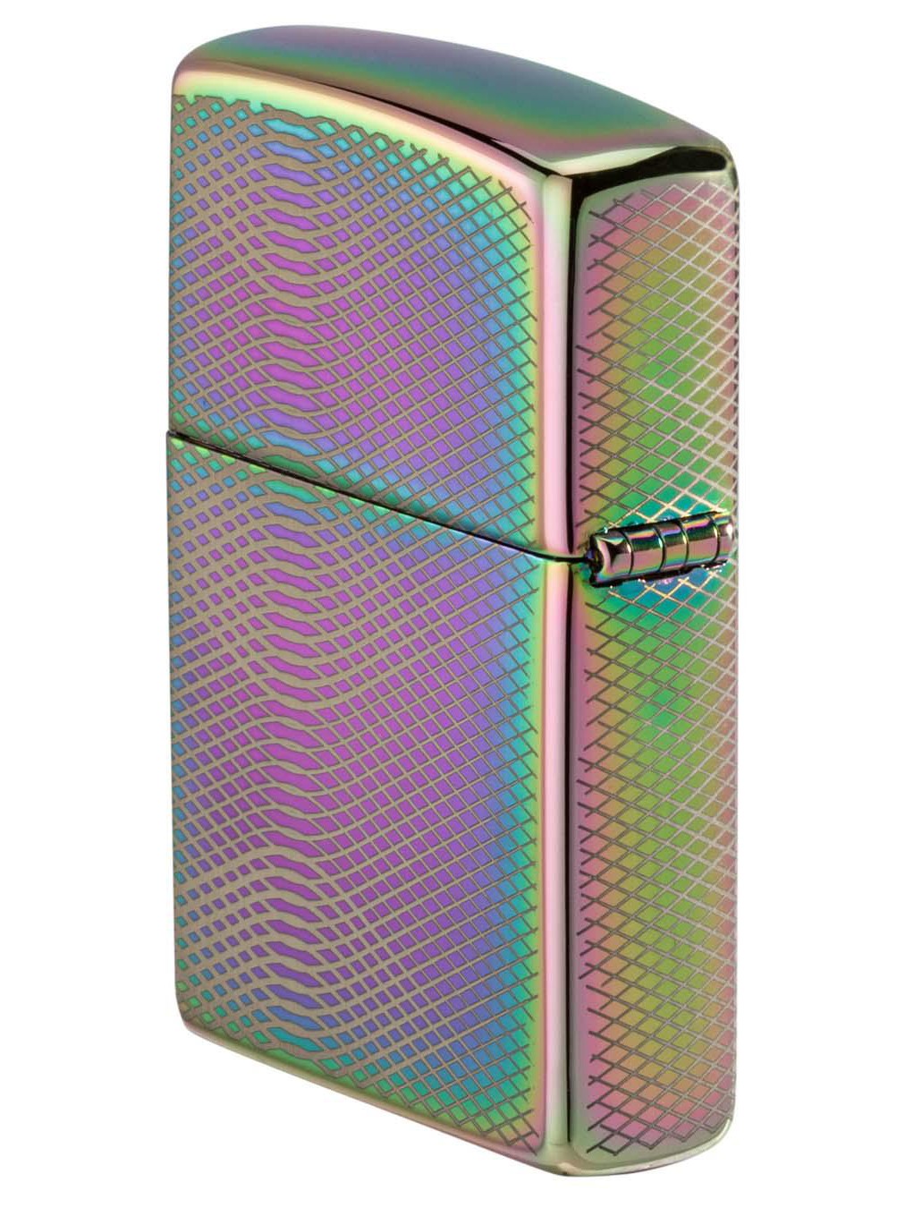 Zippo Lighter: Wave Design, 360 Laser Engraved - Multi-Color 49941