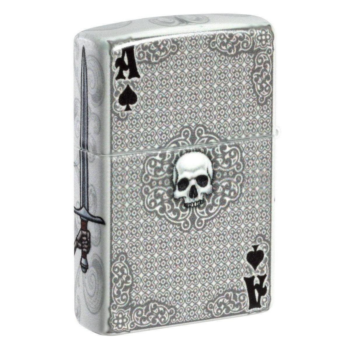 Zippo Lighter: Ace of Spades with Skull - 540 Color 81478 – Lucas