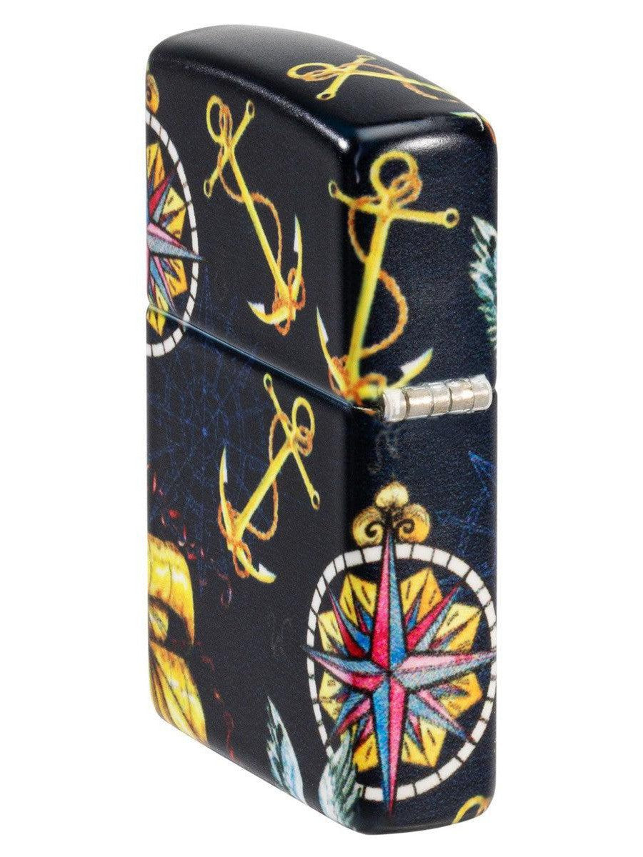 Zippo Lighter Nautical Design With Ship 540 Color 81480 Lucas Lighters