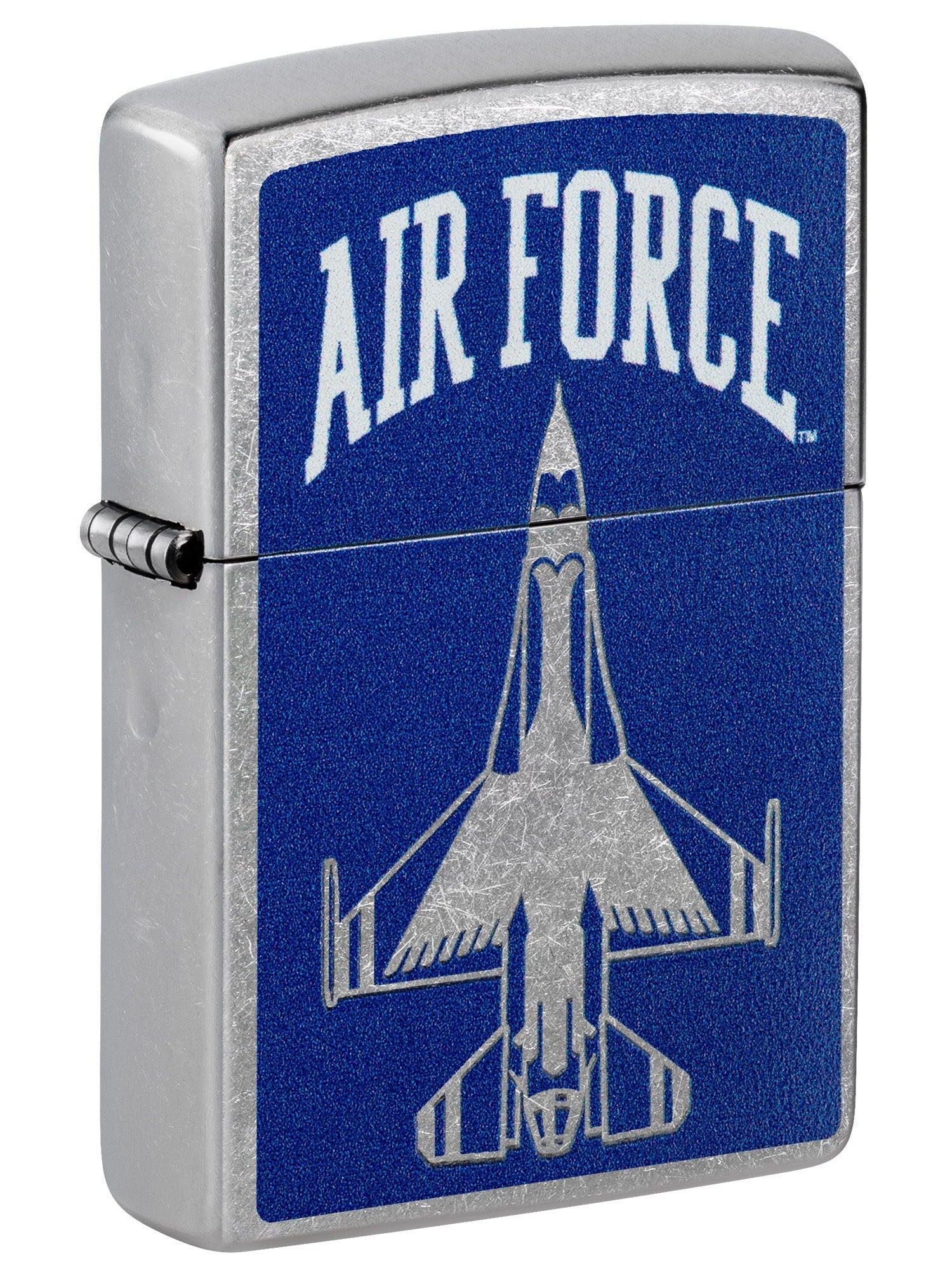 Zippo Lighter: USAF Air Force, F-16 Thunderbird - Street Chrome 81535