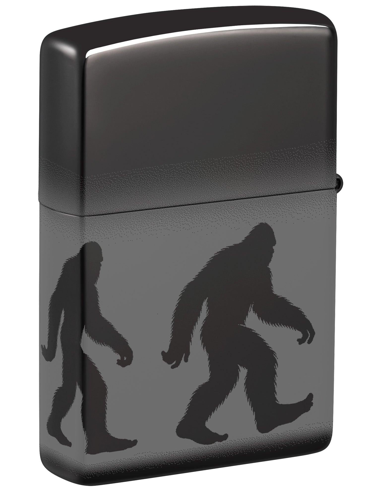 Zippo Lighter: Bigfoot, Photo 360 - High Polish Black 81679