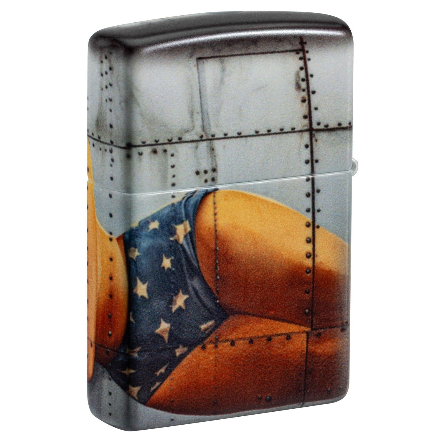 Zippo Lighter: Nose Art Pin-up Girl - 540 Color 81688