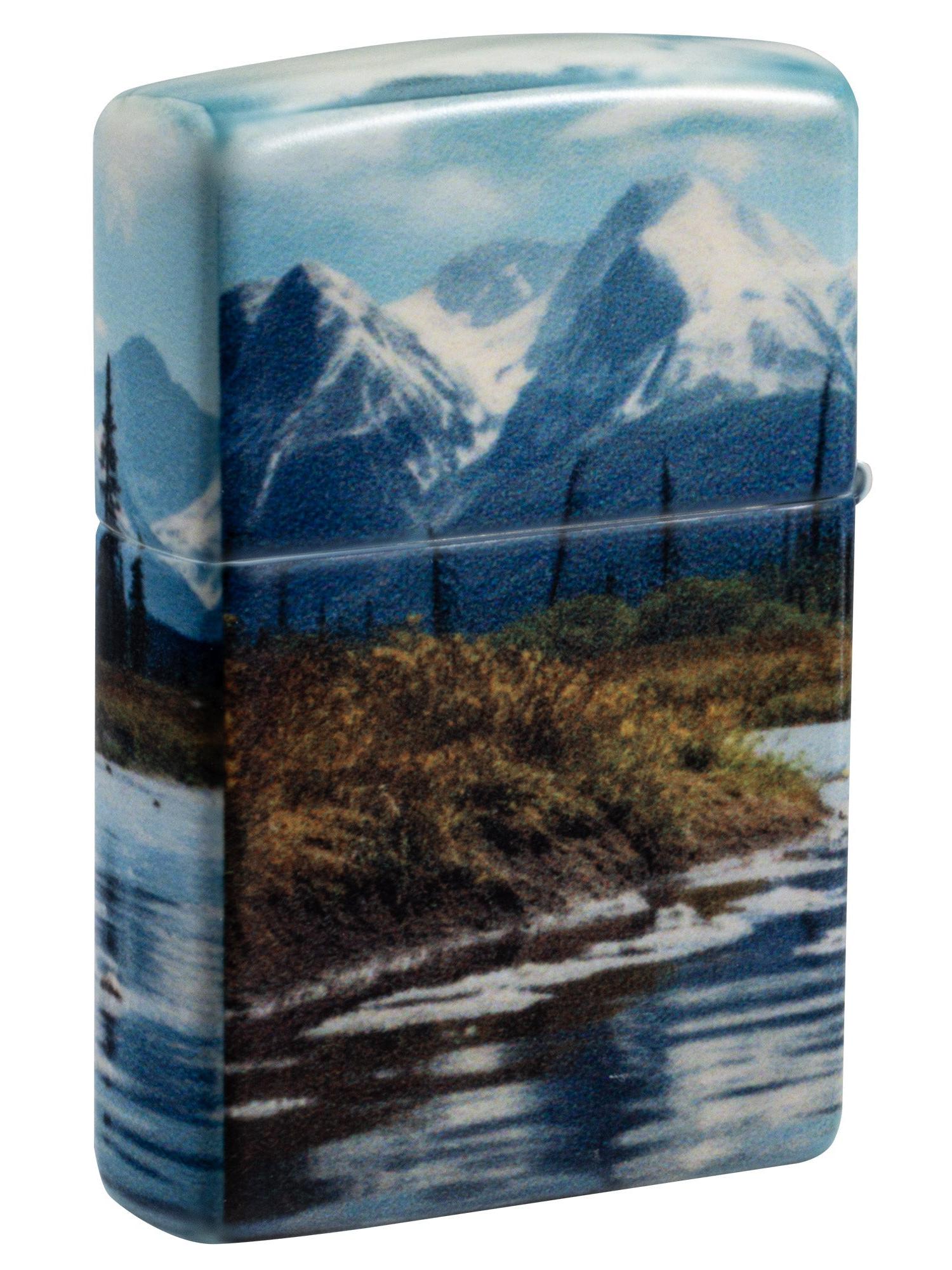 Zippo Lighter: Mountain Scene with Bears - 540 Color 81697