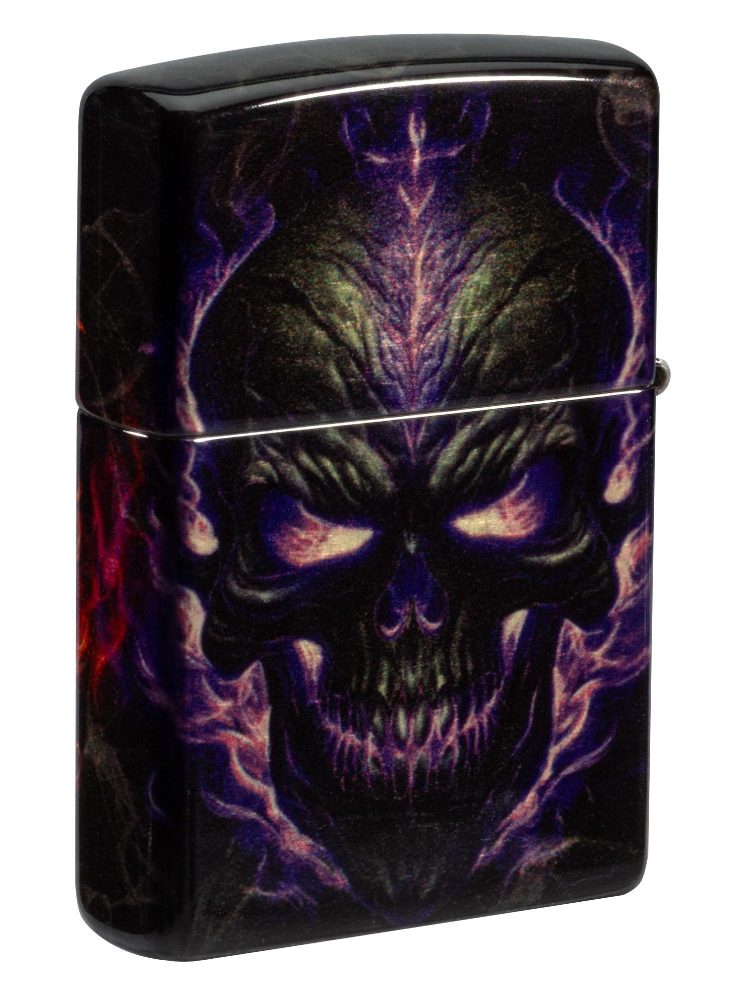 Zippo Lighter: Flaming Skull - 540 Fusion 81706