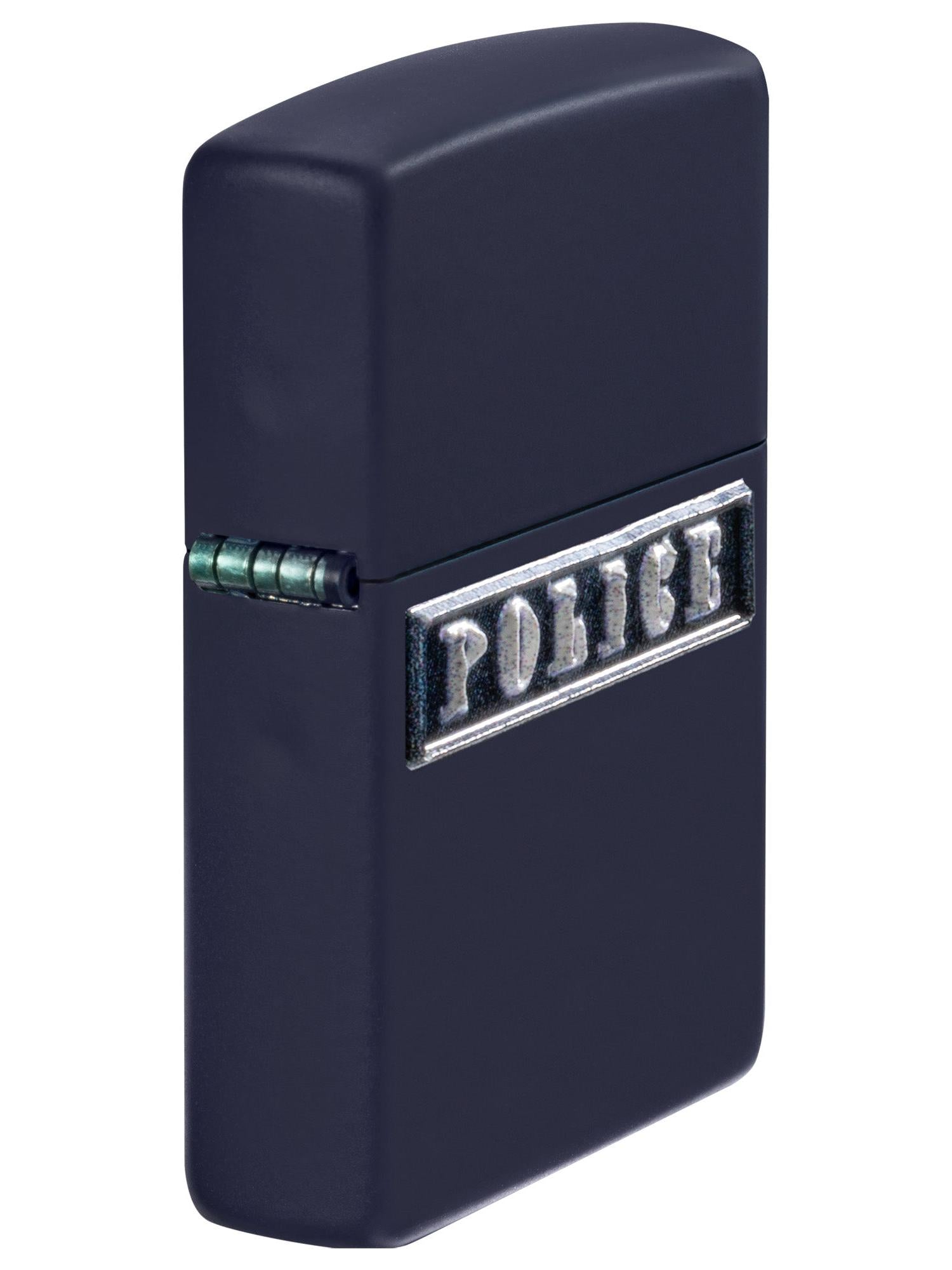 Zippo Lighter: Police Emblem - Navy Matte 81710