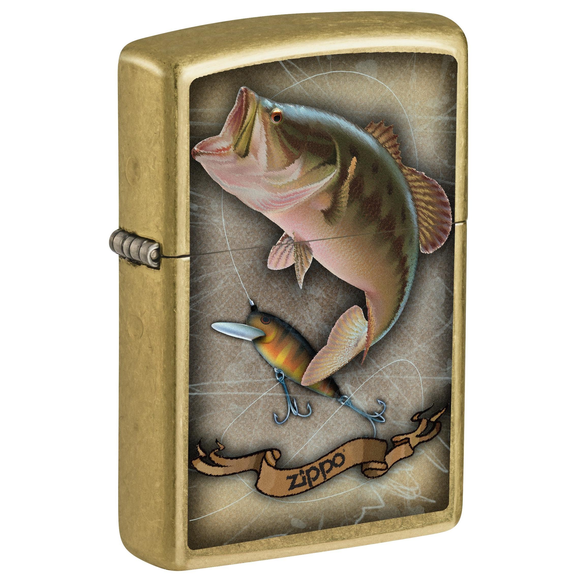 Zippo Lighter: Bass Fishing with Lure