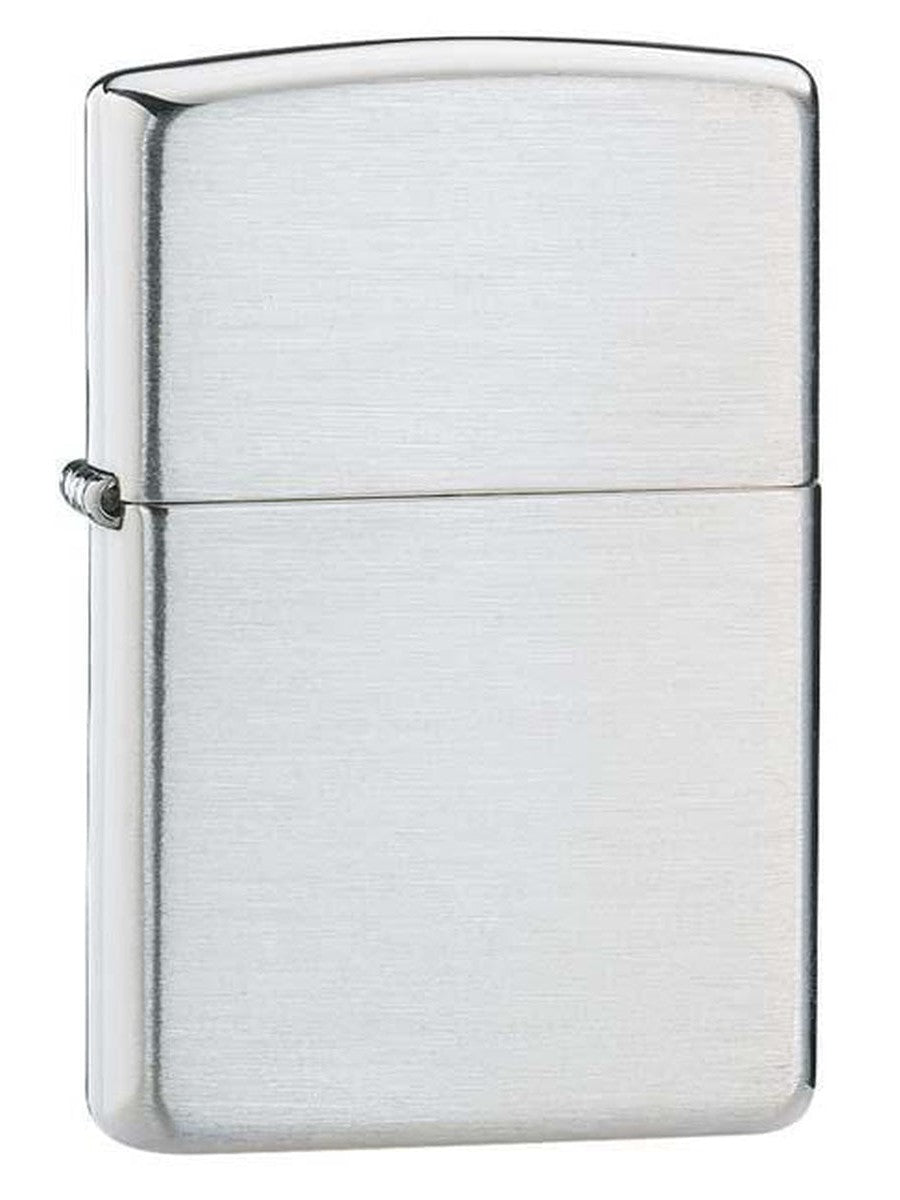 Zippo Lighter: Solid Sterling Silver - Brushed 13 (1975494279283)